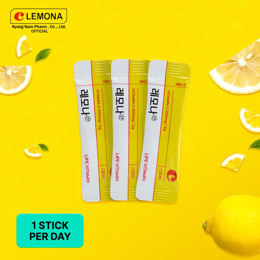 LEMONA 500mg Vitamin C Sticks – Kyung Nam Pharm | On-The-Go Immune Support - Image 17