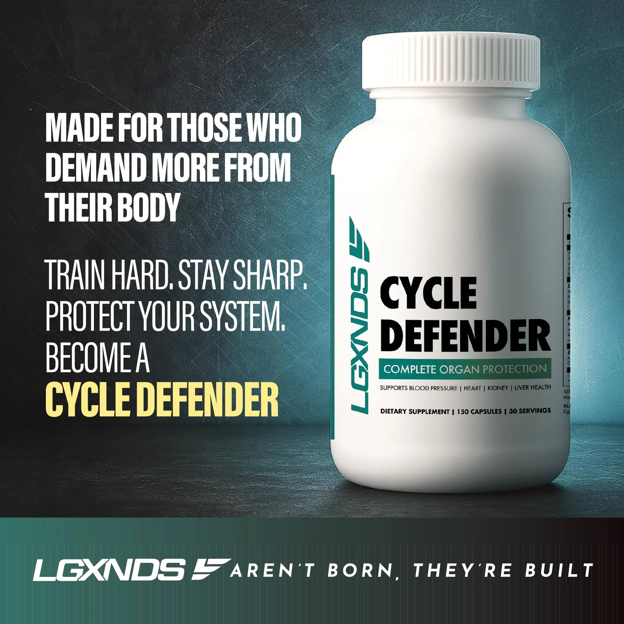 LGXNDS Cycle Defender – Liver, Kidney & Heart Health Support | 1 Month - Image 10