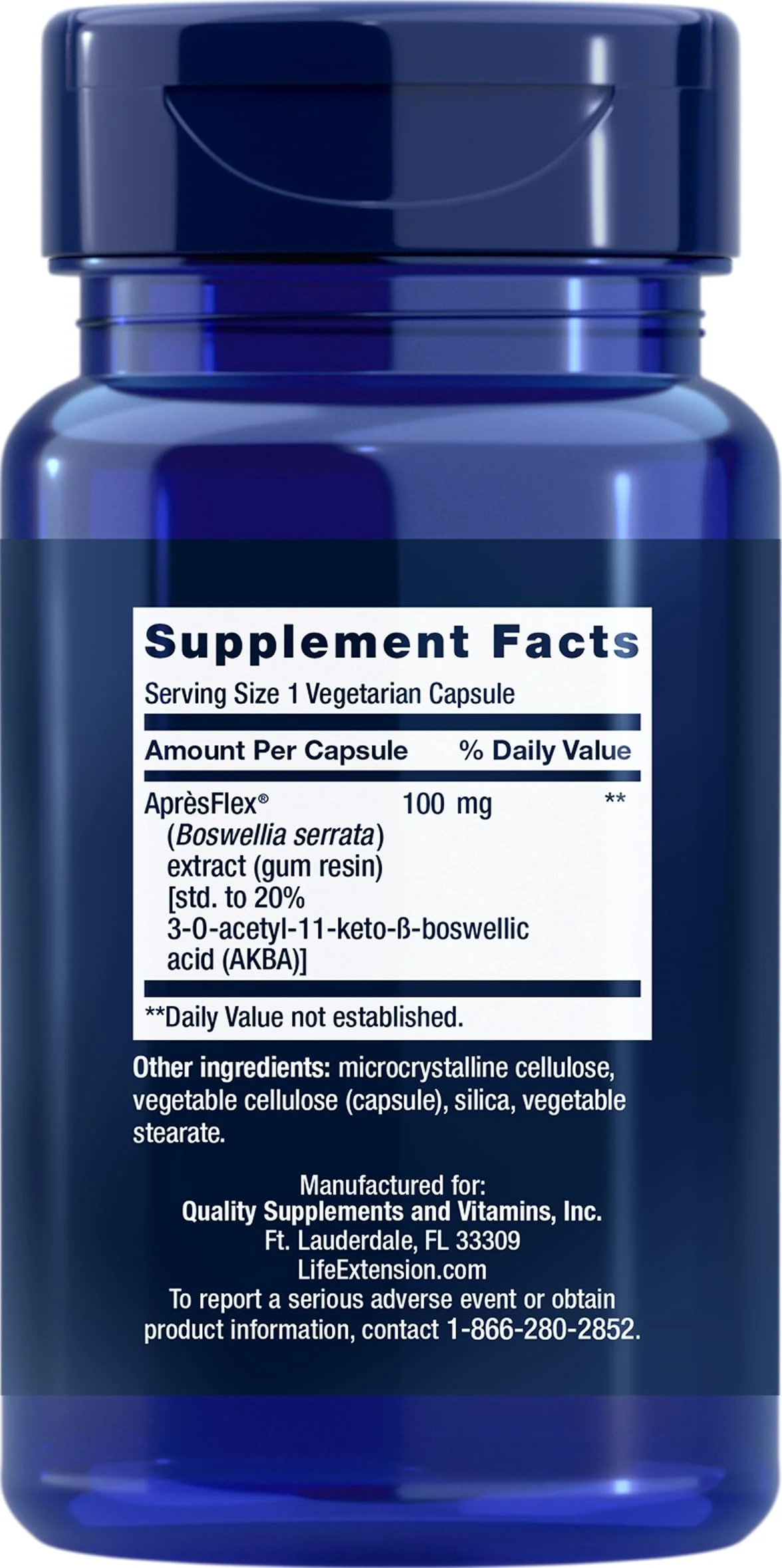 Life Extension 5-LOX Inhibitor with AprèsFlex 100 mg – 60 Vcaps (Pack of 3) - Image 2