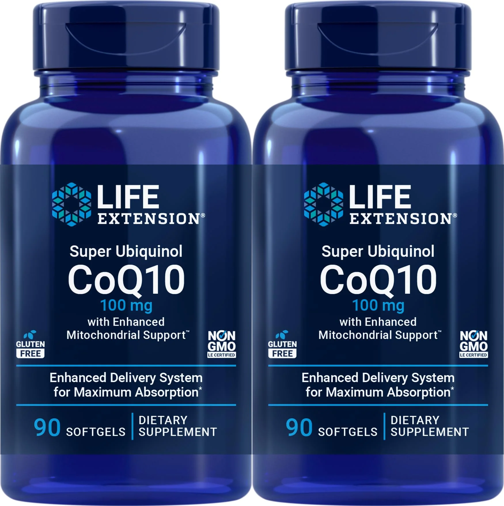 Life Extension COQ10 Super Ubiquinol 100mg – 90 Softgels (Pack of 2) with Enhanced Mitochondrial Support - Image 15