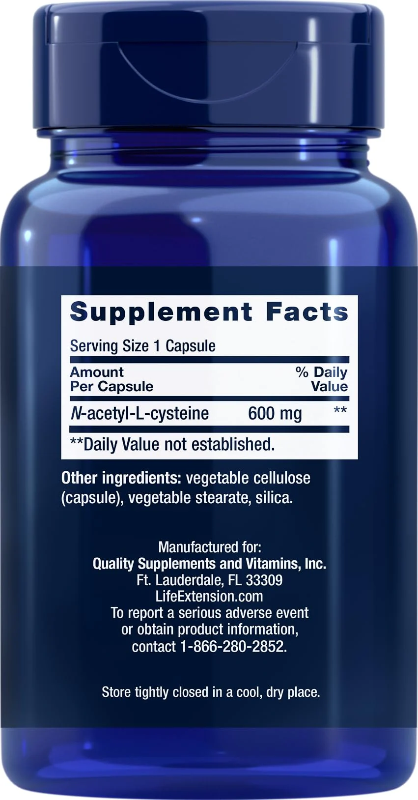 Life Extension N-Acetyl-L-Cysteine (NAC) 600mg – 300 Capsules (Pack of 2) | Immune & Liver Support - Image 7
