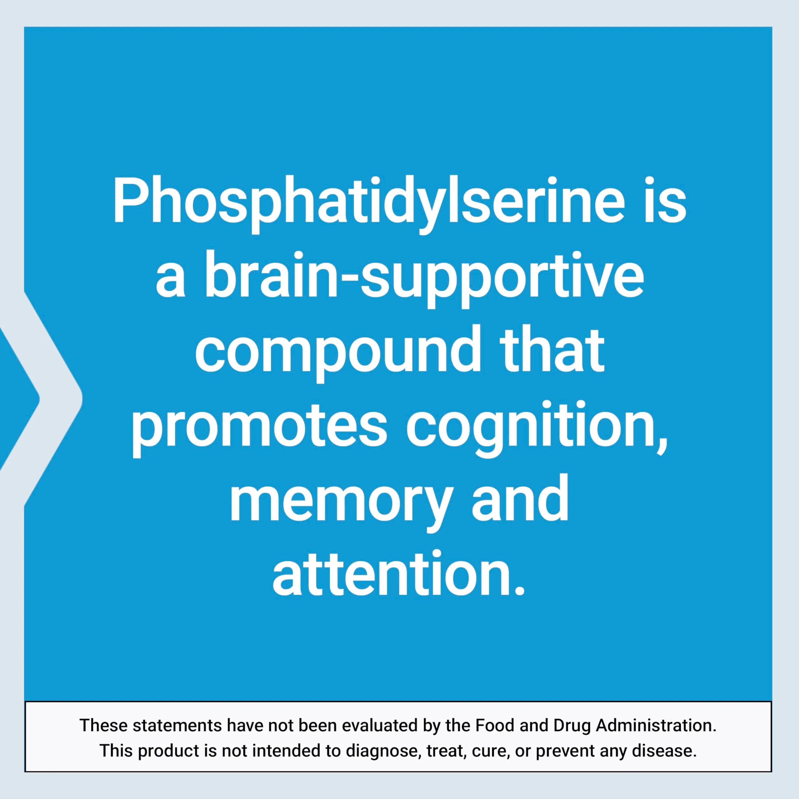 Life Extension PS Caps, phosphatidylserine, for Cognitive Performance, Gluten-Free, Non-GMO, Vegetarian, 100 Capsules - Image 6