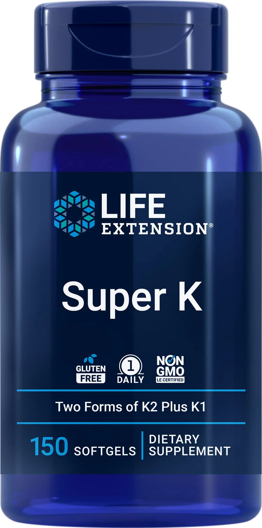 Life Extension Super K – Vitamin K1 & K2 (MK4 & MK7), 150 Softgels - Image 8