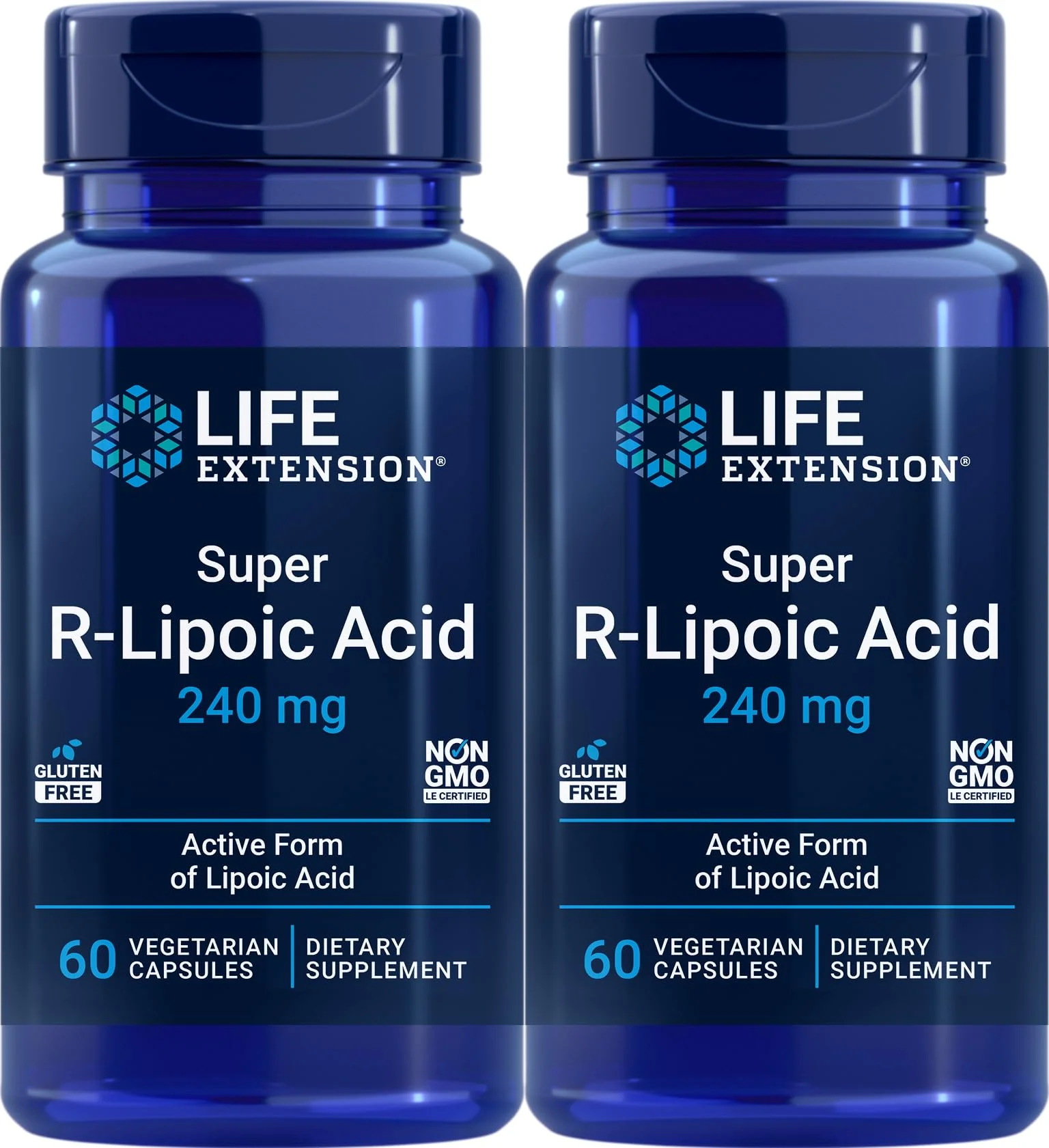 Life Extension Super R-Lipoic Acid 240 mg – 60 Vegetarian Capsules (Pack of 2) - Image 6