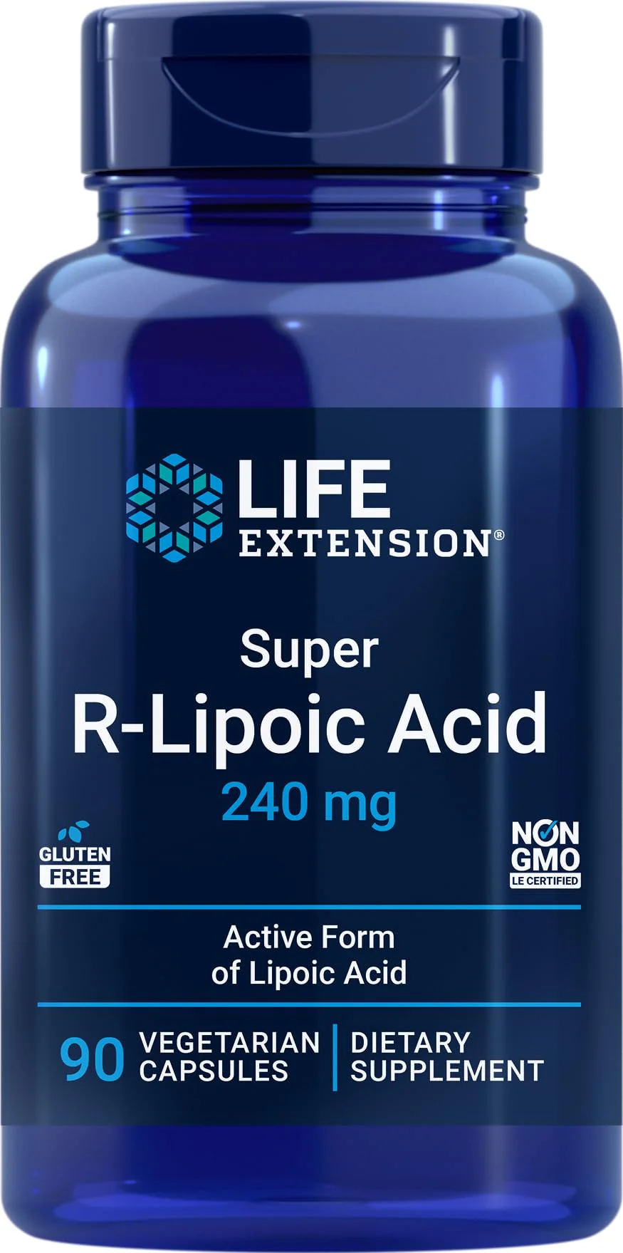 Life Extension Super R-Lipoic Acid 240 mg | 90 Vegetarian Capsules - Image 6