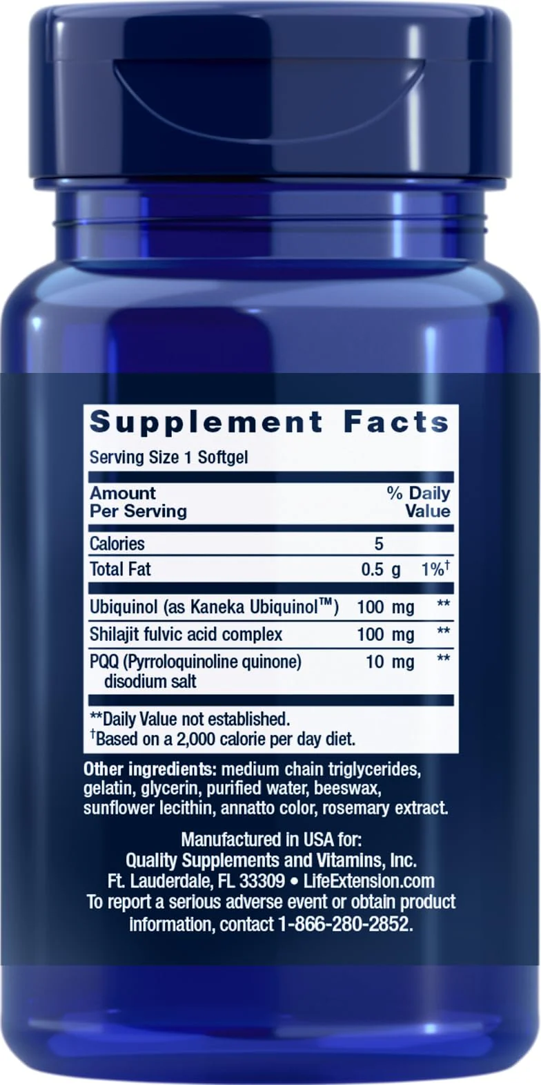 Life Extension Super Ubiquinol CoQ10 with PQQ, 30 Softgels – Pack of 2 - Image 2
