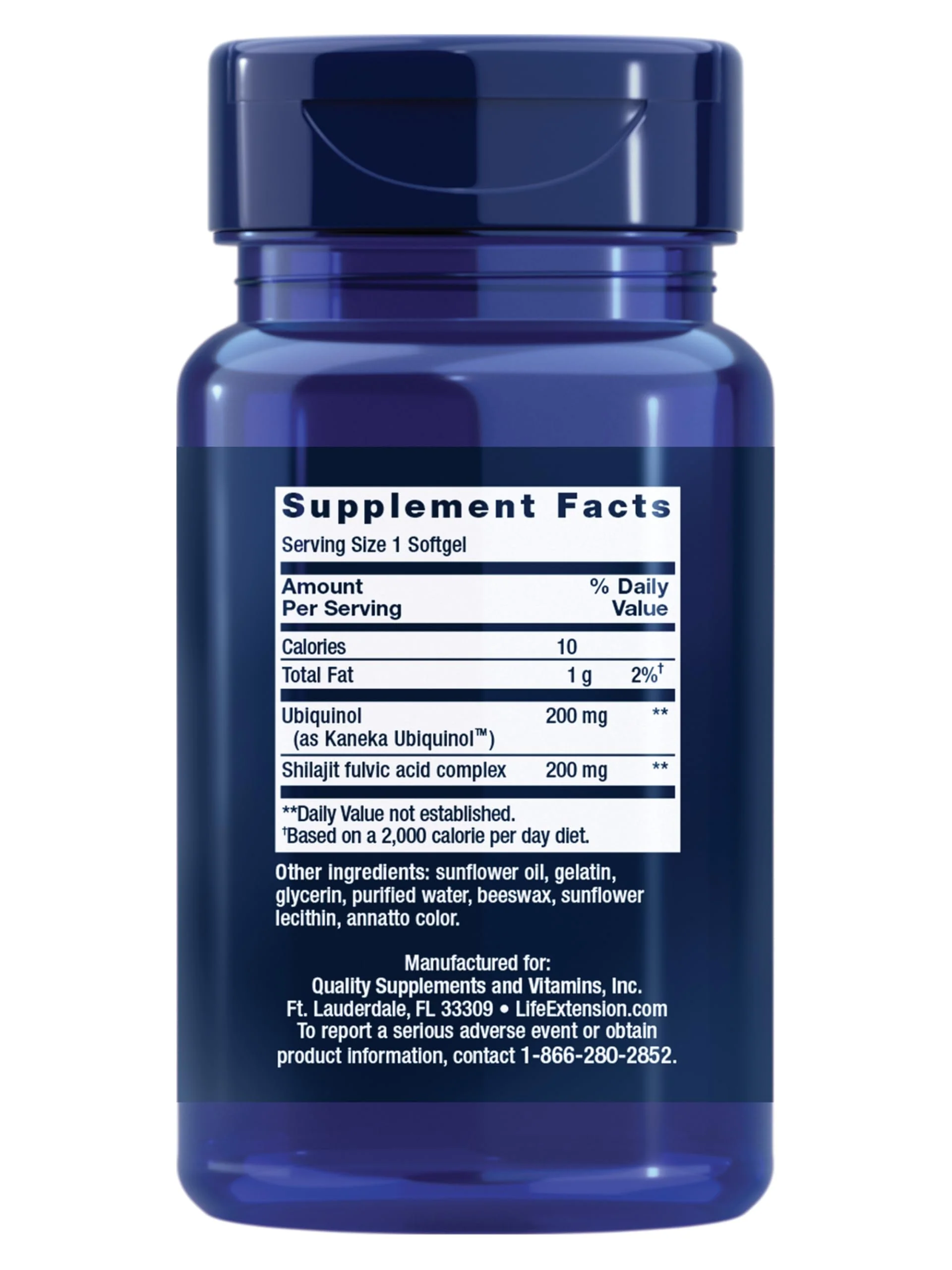 Life Extension Super Ubiquinol CoQ10 with Shilajit – 200 mg, Enhanced Mitochondrial Support | Gluten-Free, Non-GMO - Image 11