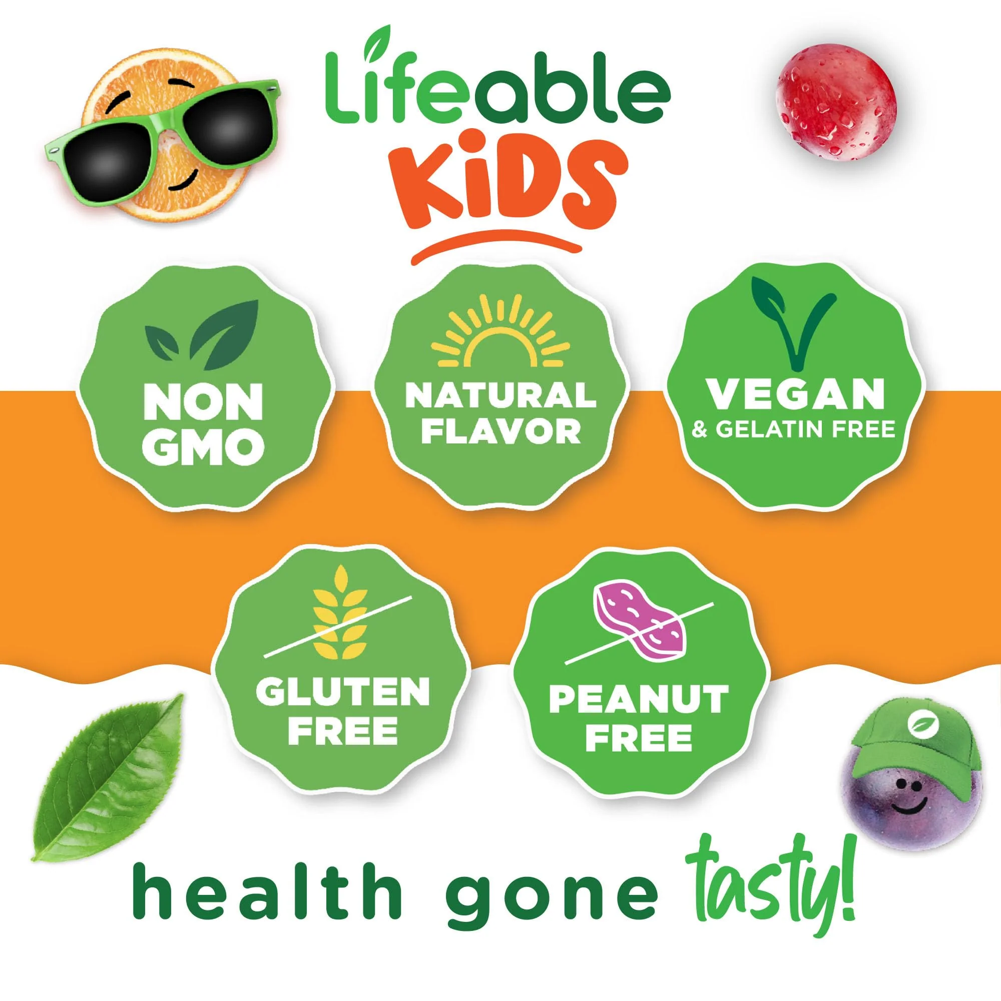 Lifeable Vitamin B6 Gummies for Kids – 50 mg per Gummy, 60 Gummies (2 Pack) – Vegan, Non-GMO, Gluten Free - Image 4