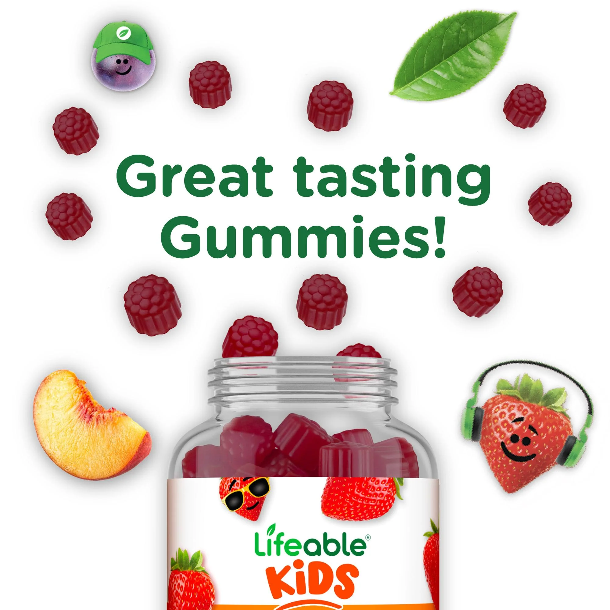 Lifeable Vitamin B6 Gummies for Kids – 50 mg per Gummy, 60 Gummies (2 Pack) – Vegan, Non-GMO, Gluten Free - Image 7