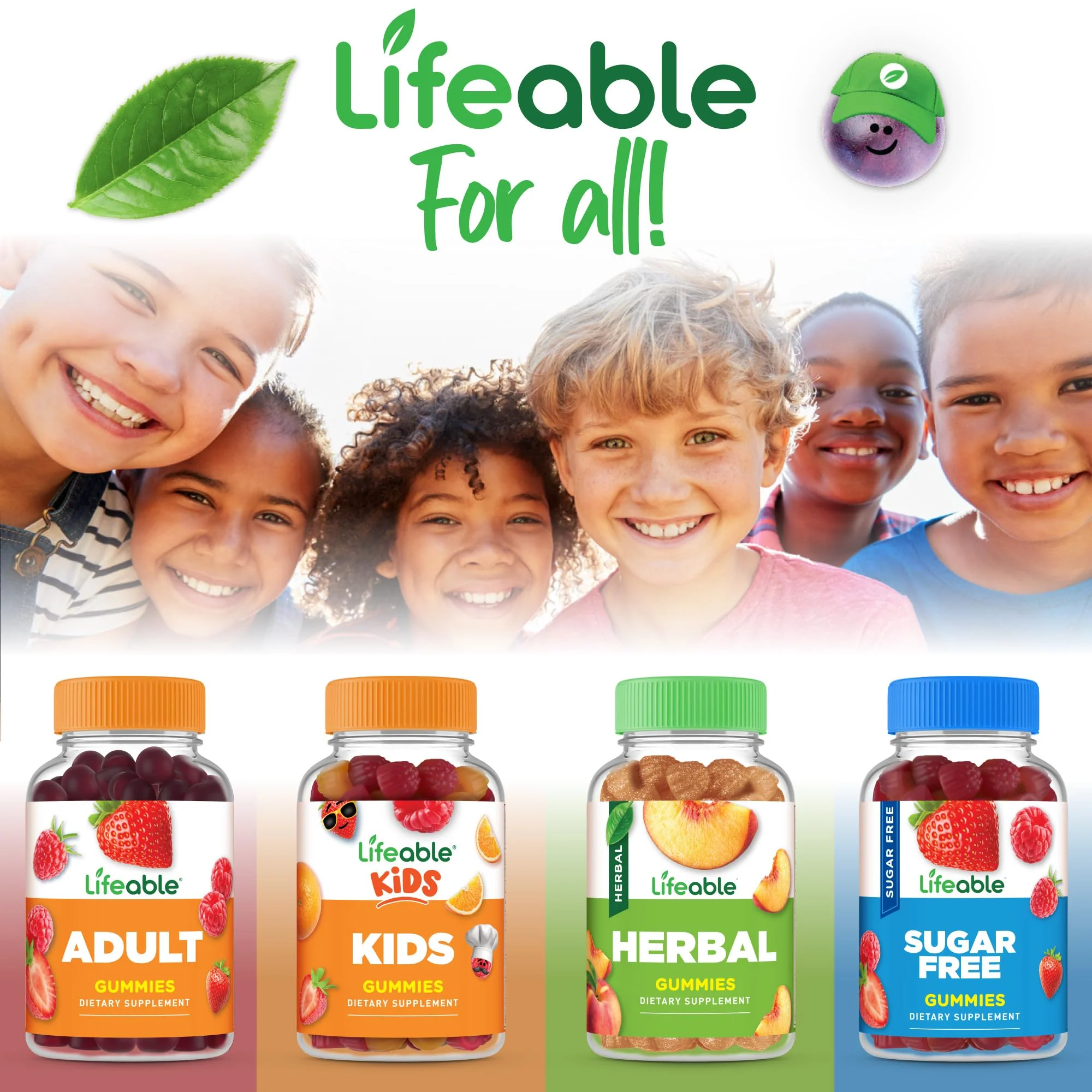 Lifeable Vitamin B6 Gummies for Kids – 50 mg per Gummy, 60 Gummies (2 Pack) – Vegan, Non-GMO, Gluten Free - Image 8