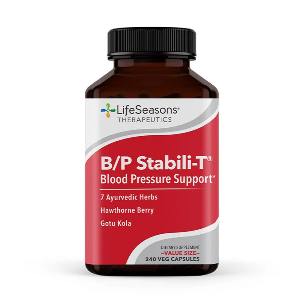 LifeSeasons B/P Stabili-T – Blood Pressure Support with Ashwagandha, Arjuna & Hawthorn Berry | 240 Capsules - Image 7