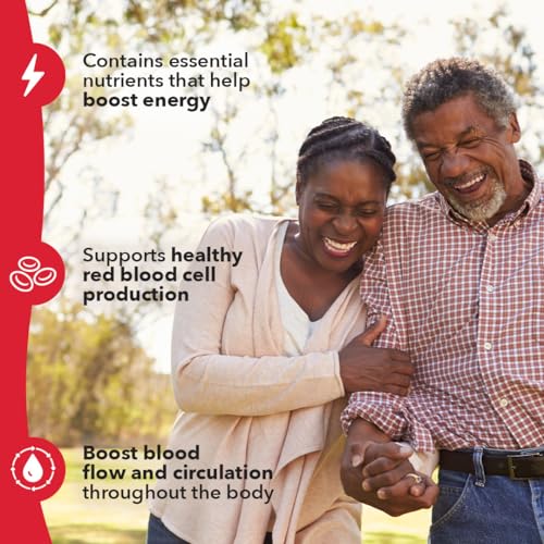 LifeSeasons Blood Nourish-R - Iron Deficiency Supplement - Supports Anemia, Fatigue, Paleness & Dizziness - 60 Capsules - Image 3