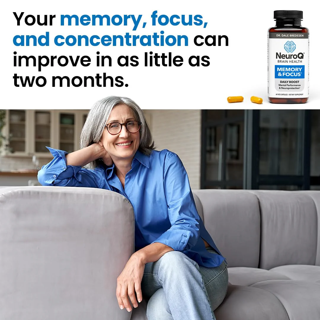 LifeSeasons NeuroQ Memory & Focus – Cognitive Support Capsule with Gotu Kola, Ginkgo, PS, Coffee Fruit & Propolis – 60 Capsules - Image 5
