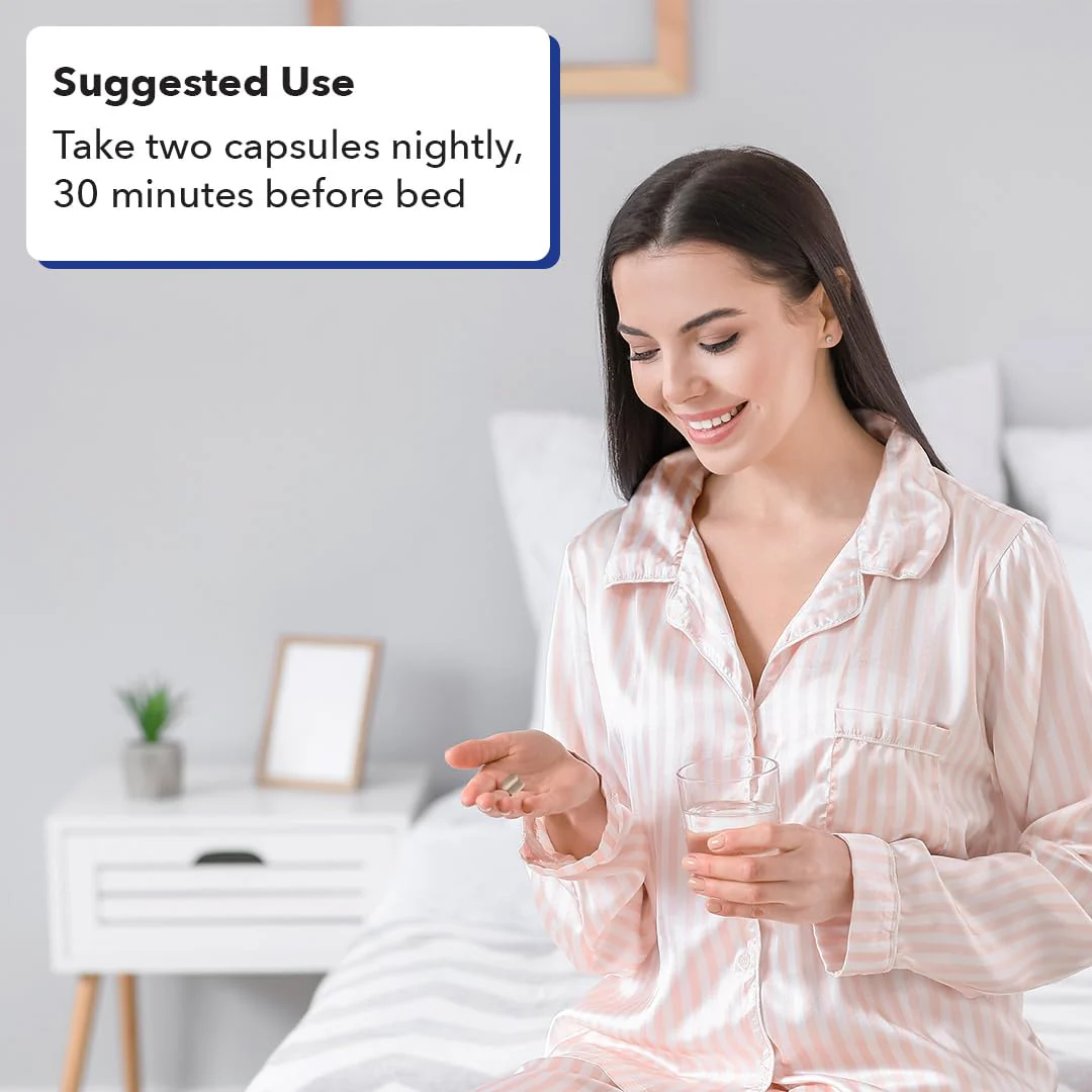 LifeSeasons Rest-ZZZ - Natural Sleep Support with Low-Dose Melatonin, GABA & Chamomile (120 Capsules) - Image 10