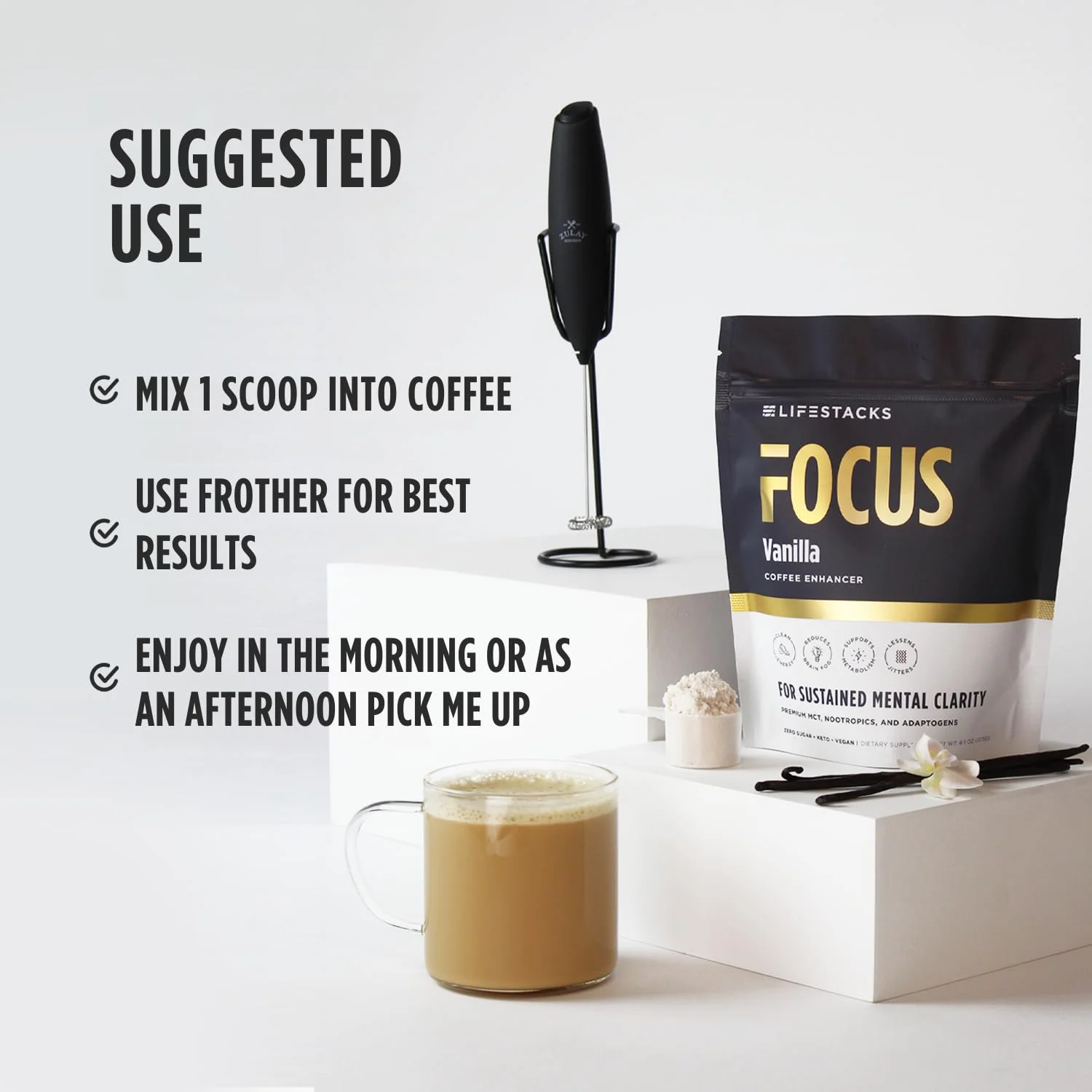 LIFESTACKS Vanilla MCT Oil 3-Pack - Boost Energy & Focus - Image 5
