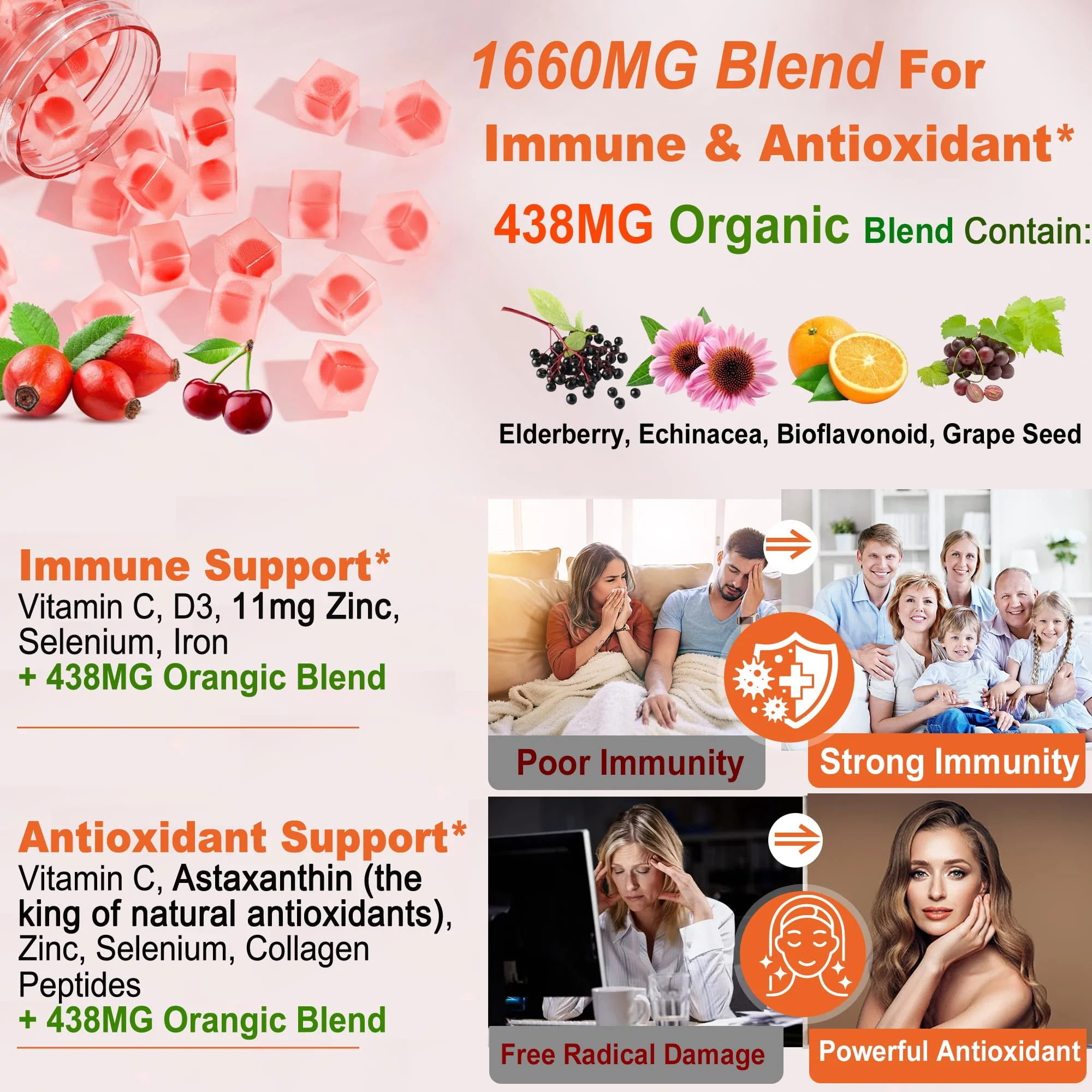 LILICARE Liposomal Vitamin C 1000mg Gummies – Immune Support, Organic, Sugar Free, 2-Pack - Image 13