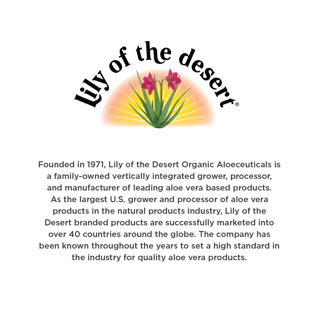 Lily of the Desert Aloe Vera Juice - Organic Inner Fillet, Preservative-Free, 128 Fl Oz | Gut Health & Skin - Image 7