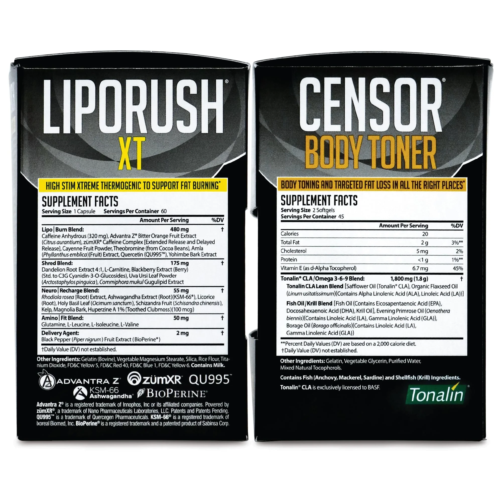 LIPORUSH NDS Dual Impact Weight Loss Stack – Thermogenic + CLA Toner - Image 2
