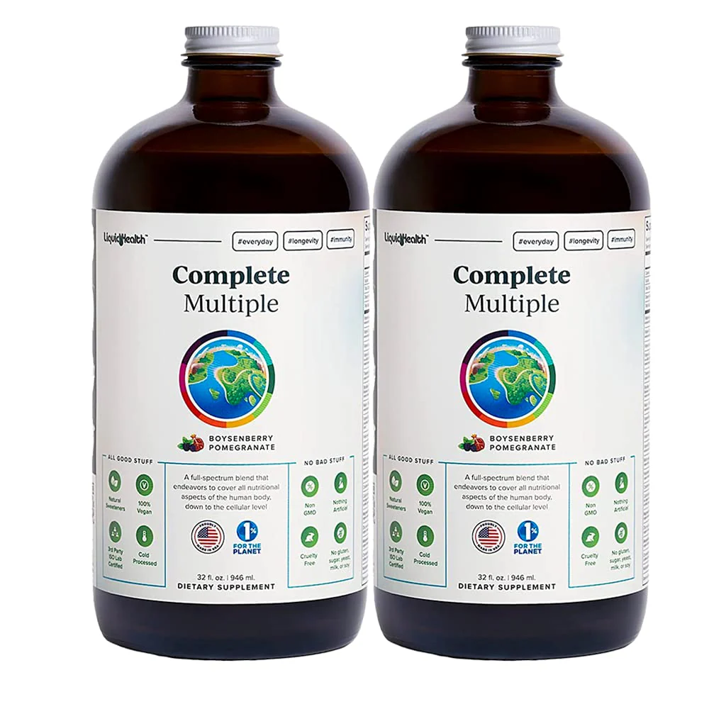 LIQUIDHEALTH Complete Multivitamin - 2 Pack | USA Made, Vegan, Non-GMO, Sugar-Free - Image 7