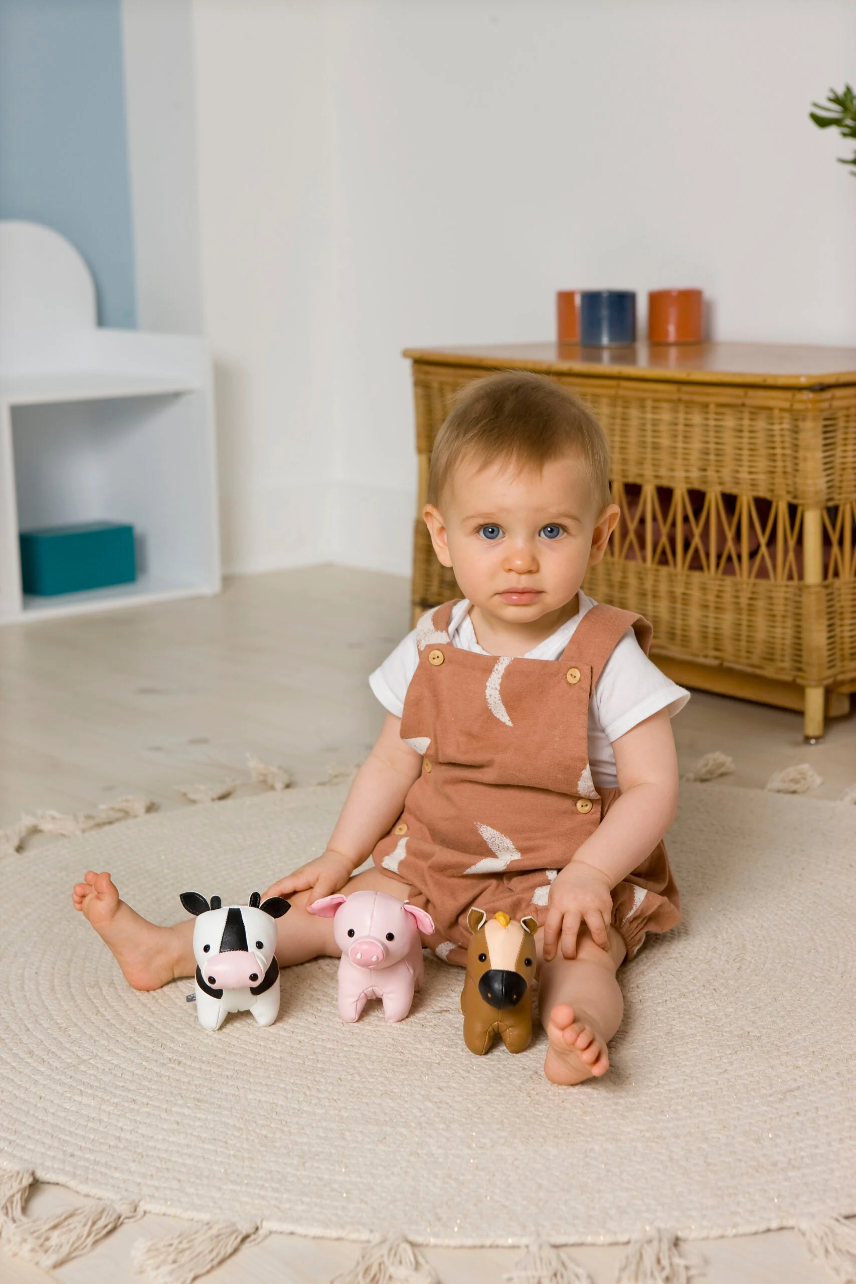 Little Big Friends - Farm Collection Tiny Friends Rattle Toy - Cow - Image 4