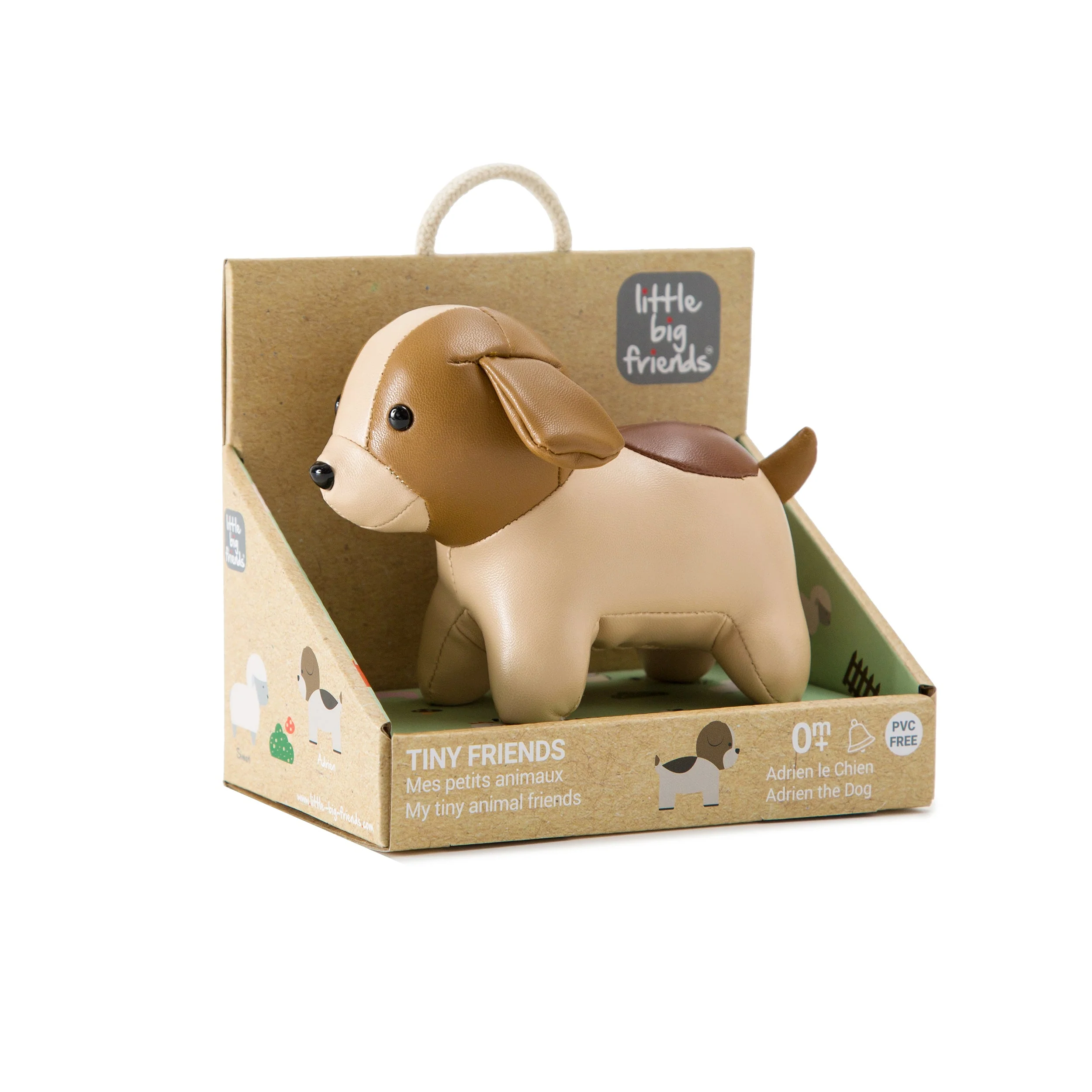 Little Big Friends - Farm Collection Tiny Friends Rattle Toy - Dog - Image 6