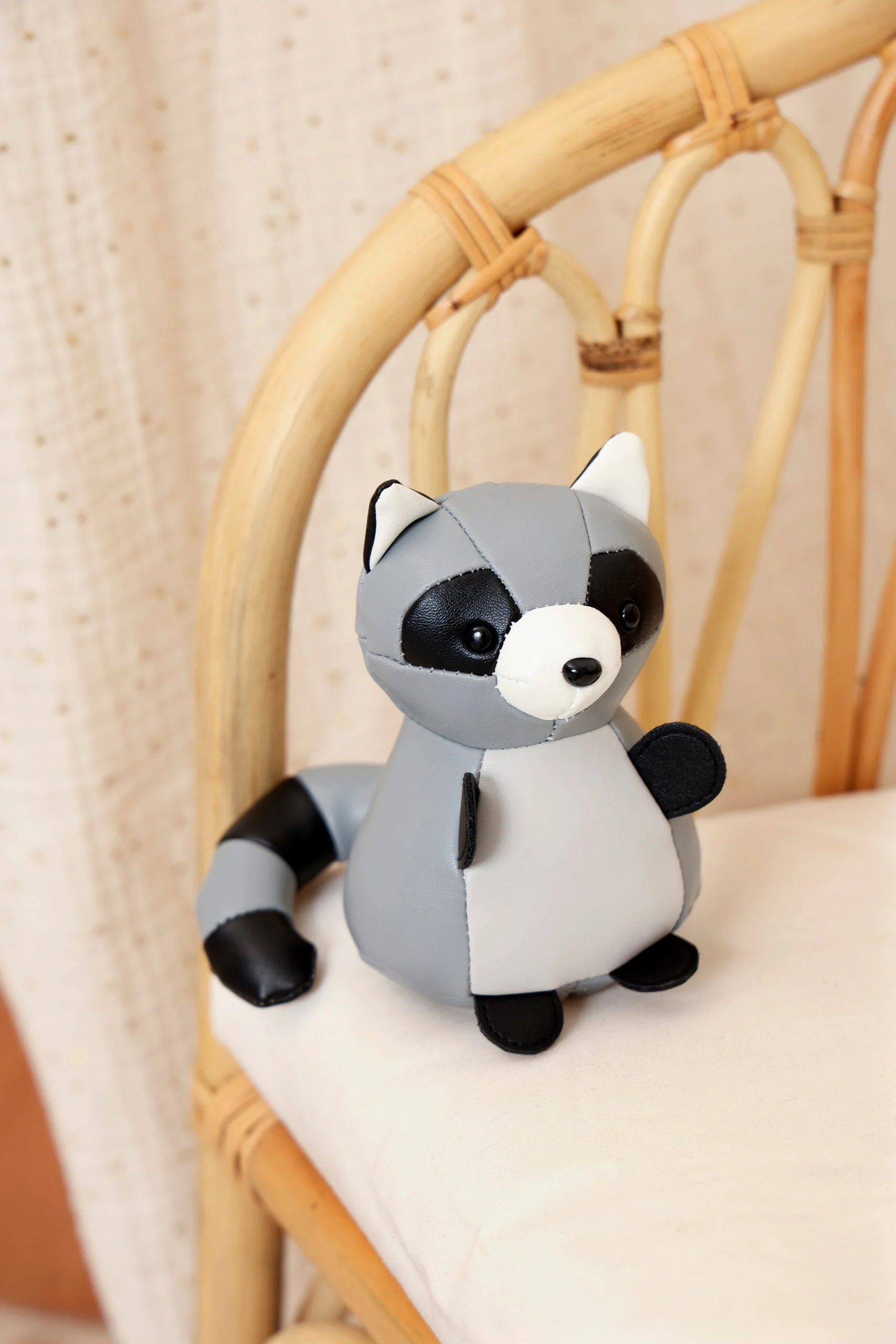 Little Big Friends - Farm Collection Tiny Friends Rattle Toy - Racoon - Image 4