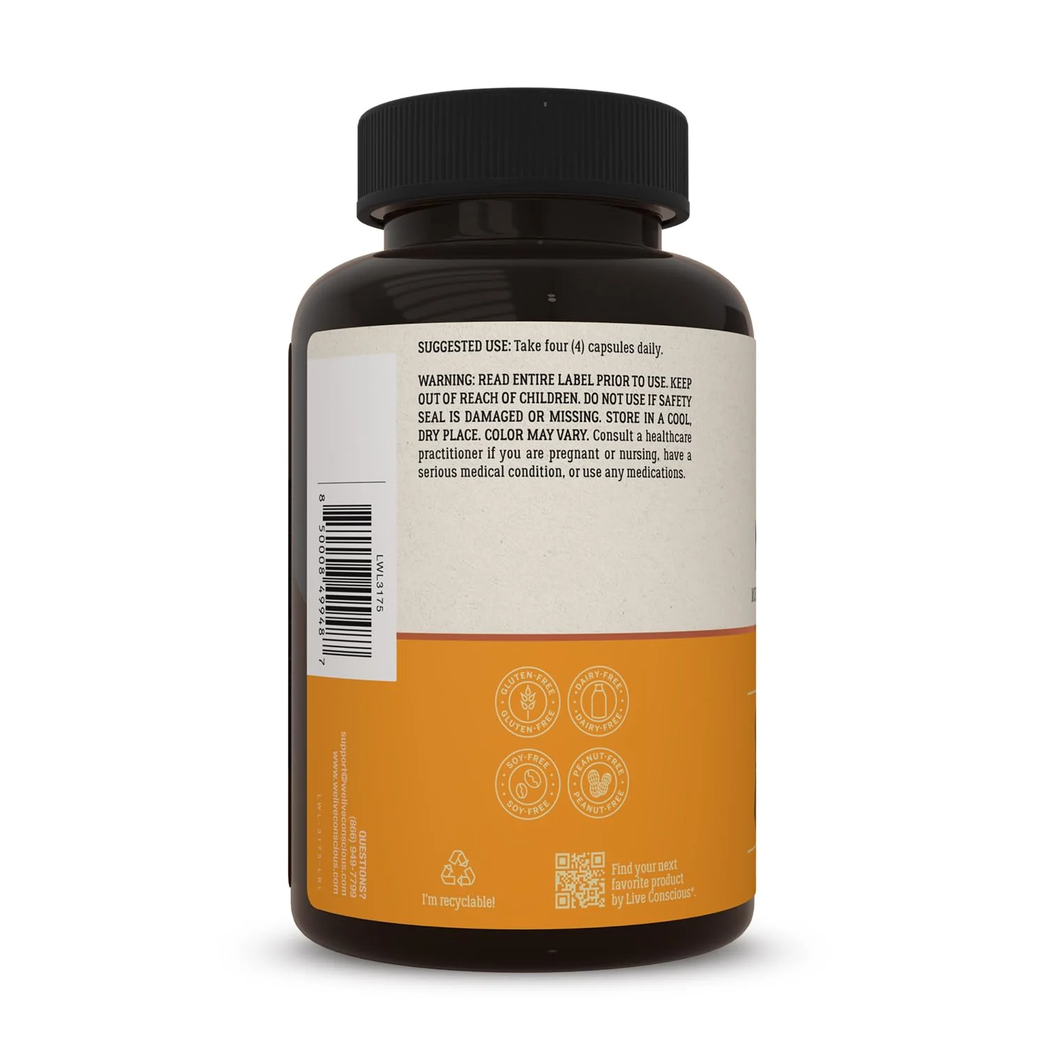 Live Conscious MoveWell Joint Health Supplement — Glucosamine, Chondroitin, MSM, Hyaluronic Acid & More - Image 9