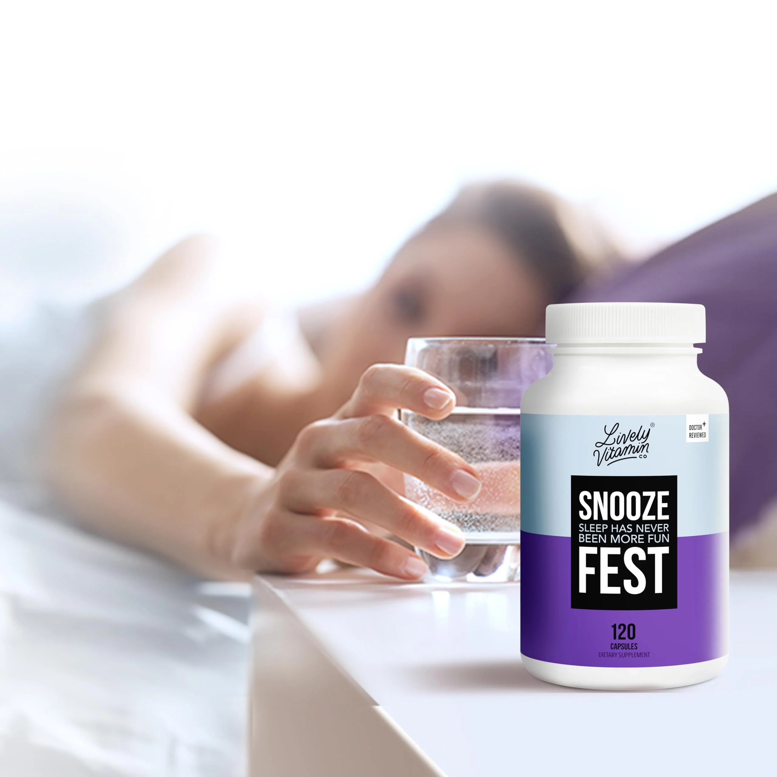 LIVELY VITAMIN CO Snooze Fest | Full REM Sleep Support, Relaxation & Recovery | 120 Count - Image 7