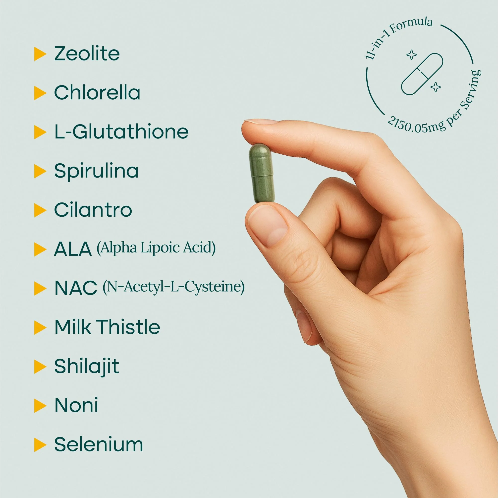 Liver Cleanse Detox & Repair - Zeolite Detox Supplement for Gut Health, Cognition & Natural Energy | Made in USA - Image 5