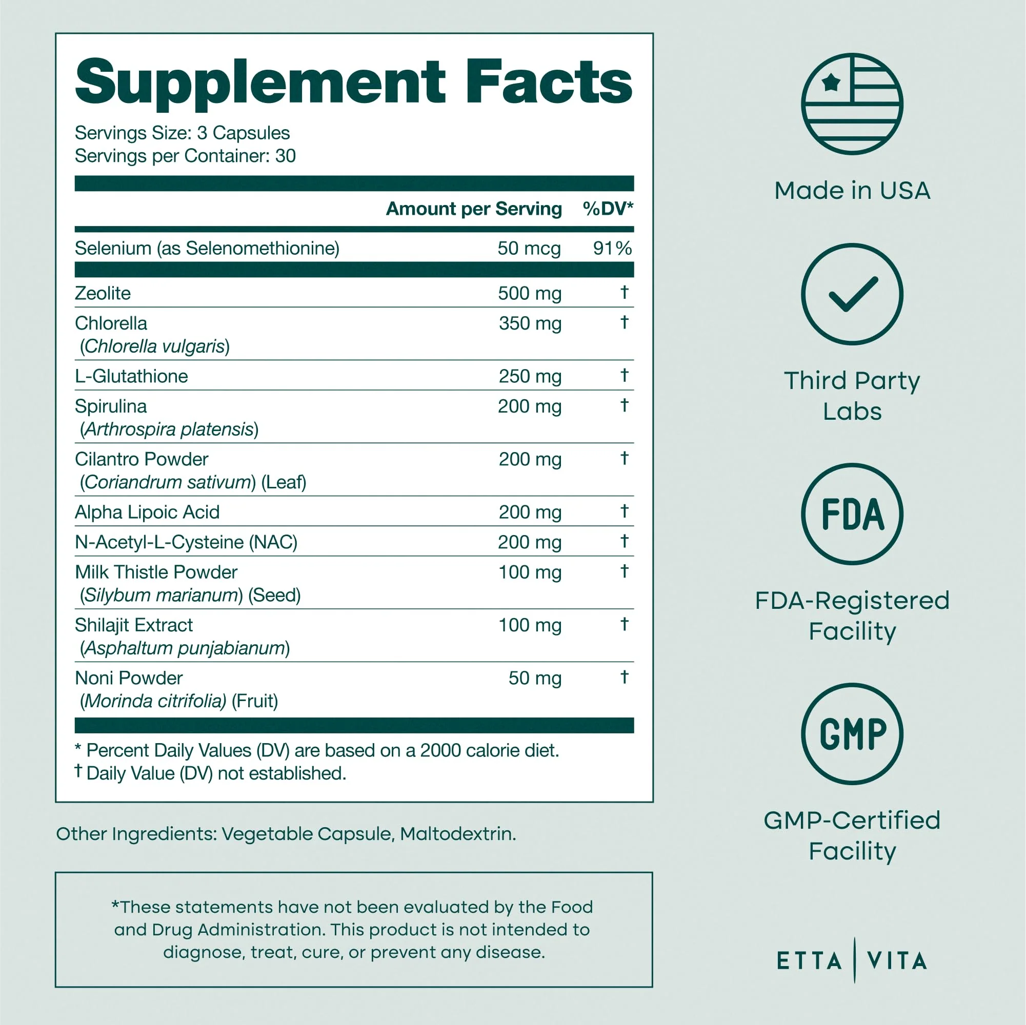 Liver Cleanse Detox & Repair - Zeolite Detox Supplement for Gut Health, Cognition & Natural Energy | Made in USA - Image 6