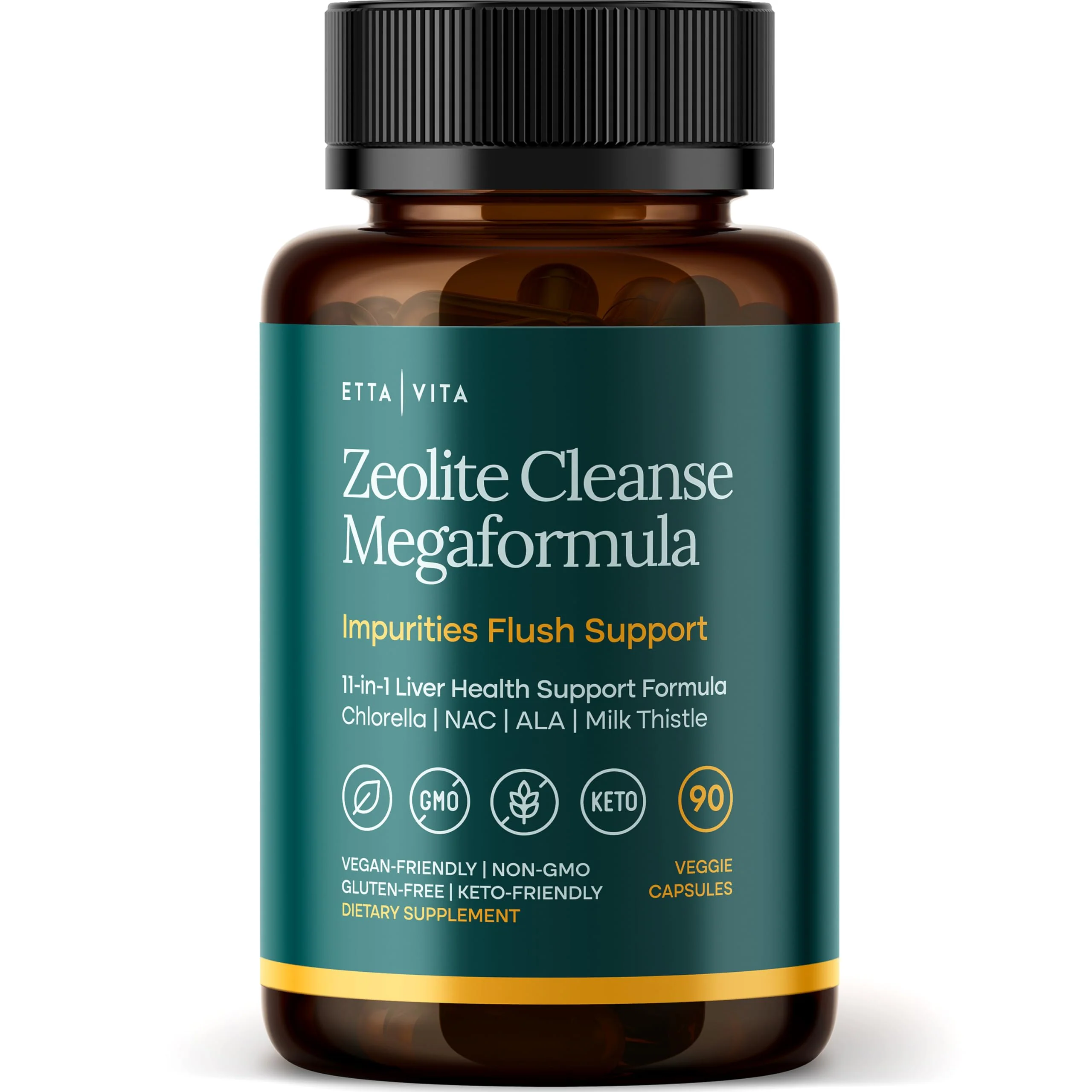 Liver Cleanse Detox & Repair - Zeolite Detox Supplement for Gut Health, Cognition & Natural Energy | Made in USA - Image 9