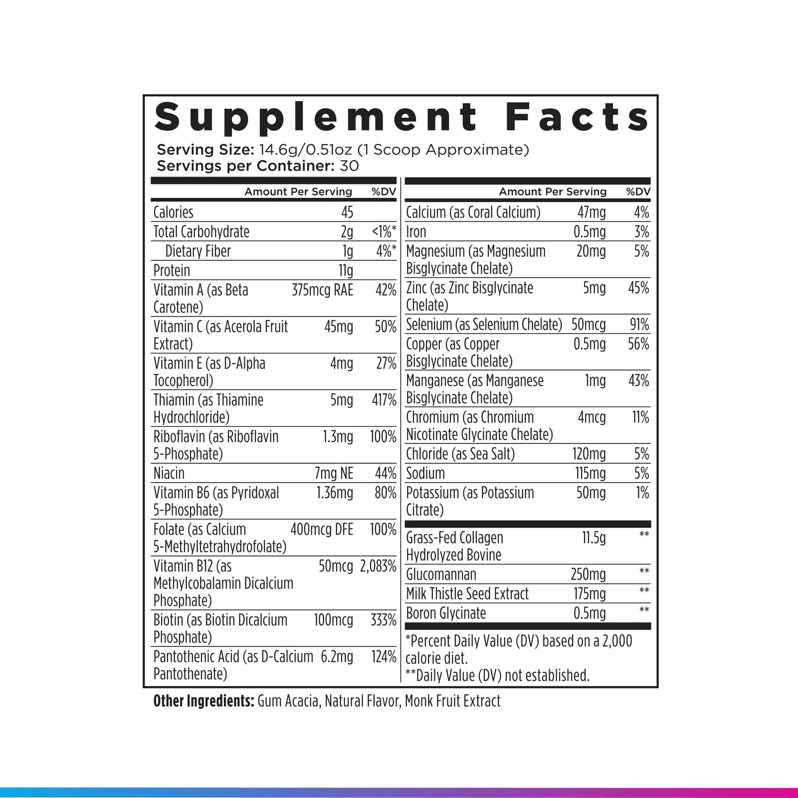 Livingood Daily Collagen Powder Vanilla – Grass-Fed, Vitamin C & Multivitamins, Gluten Free, 30 Servings - Image 15