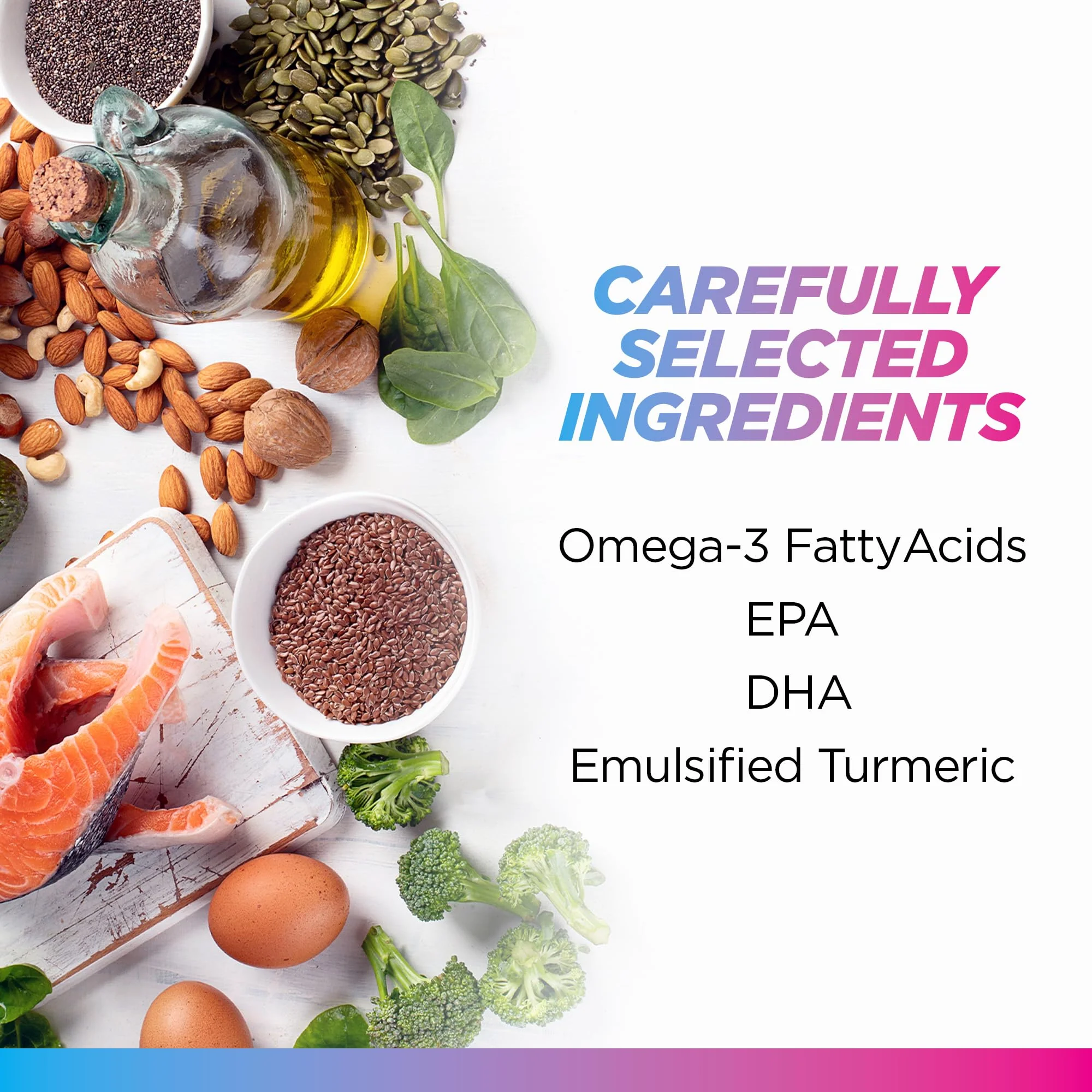 Livingood Daily Omega 3-6-9 Plus Turmeric Curcumin — EPA & DHA, 60 Softgels - Image 4