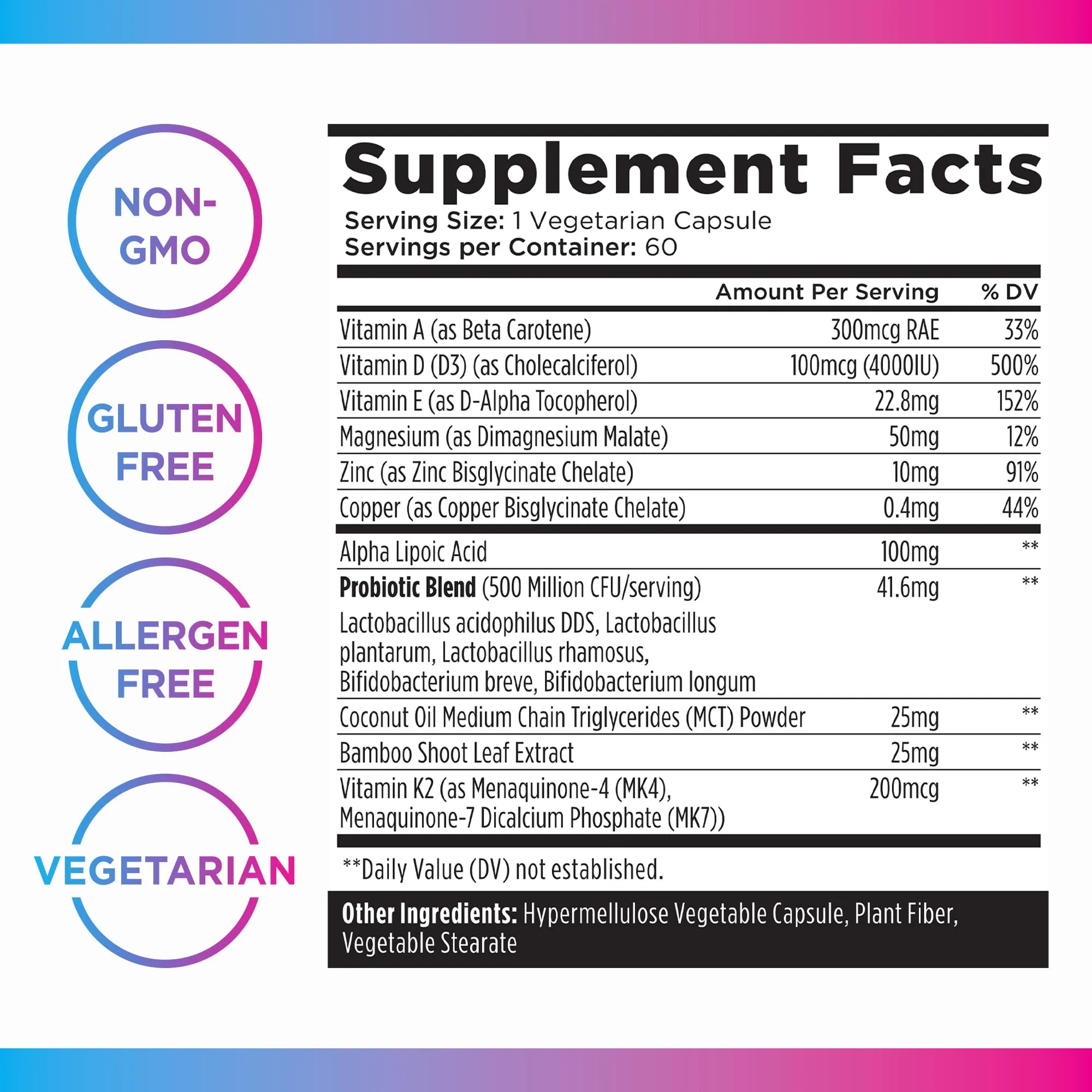 Livingood Daily Vitamin D3 K2 4000 IU – 9-in-1 Immune Support (60 Capsules) - Image 5