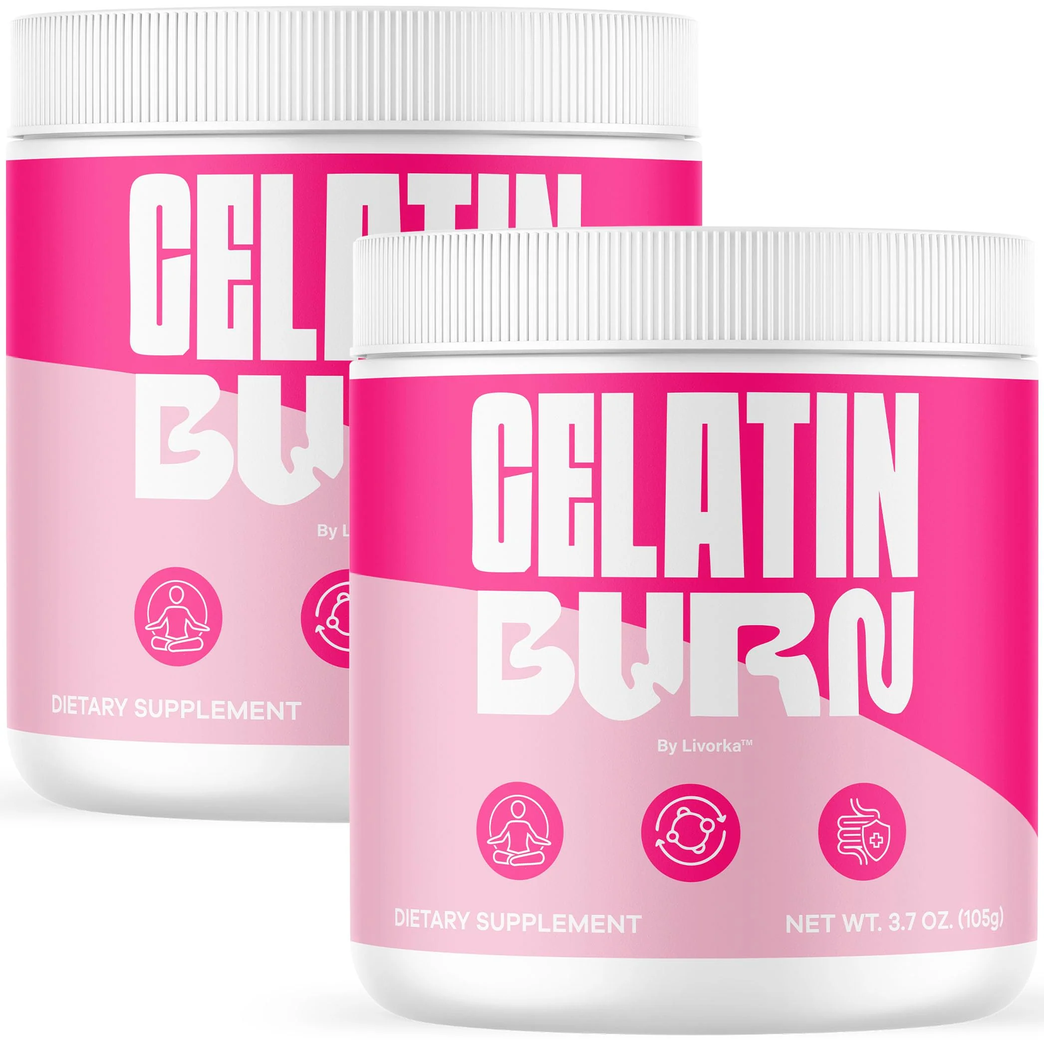 LIVORKA GelatinBurn Powder (2 Pack) – Premium Natural Wellness Formula, 120 Servings - Image 9