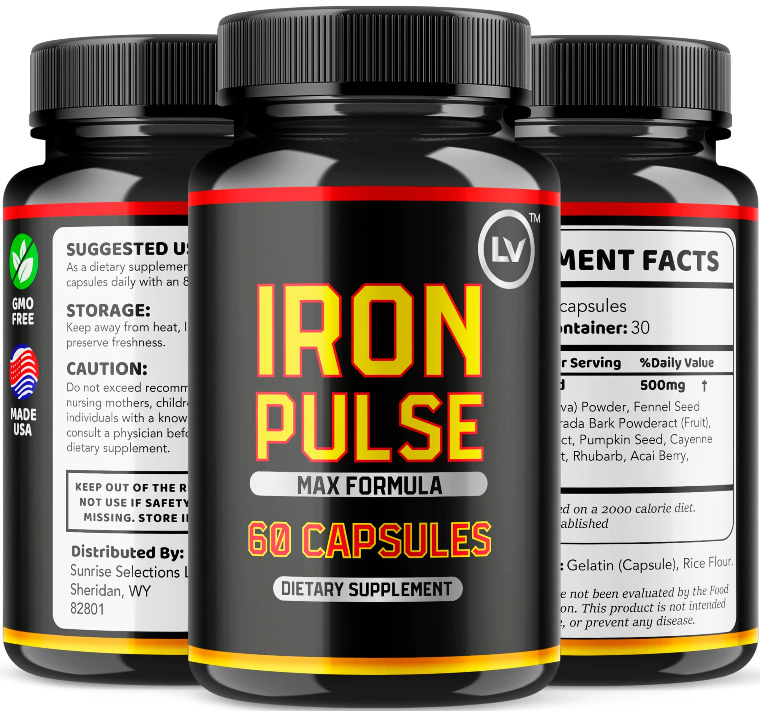 LIVORKA IronPulse Capsules (3 Pack) – IronPulse Max Formula, 180 Capsules - Image 8