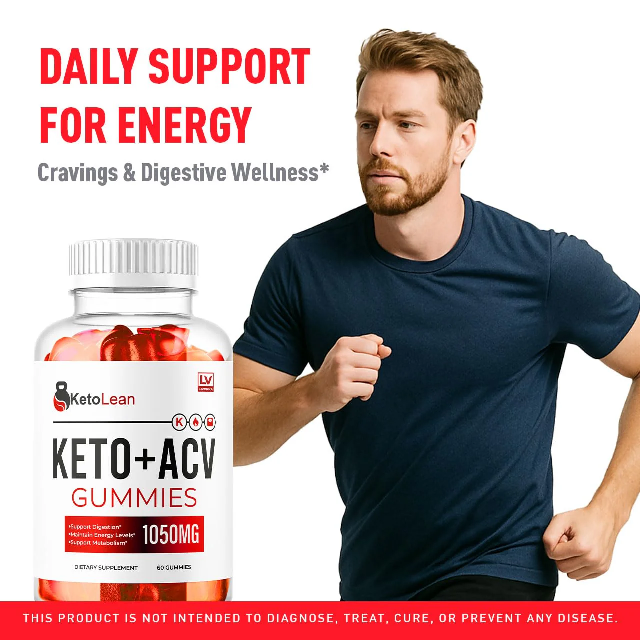 LIVORKA Keto Lean ACV Gummies – 2 Pack, 120 Gummies - Image 3