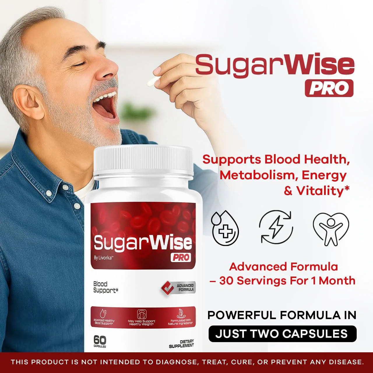 LIVORKA SugarWise Pro Capsules - 2 Pack | All-Natural Multivitamin Support - Image 11