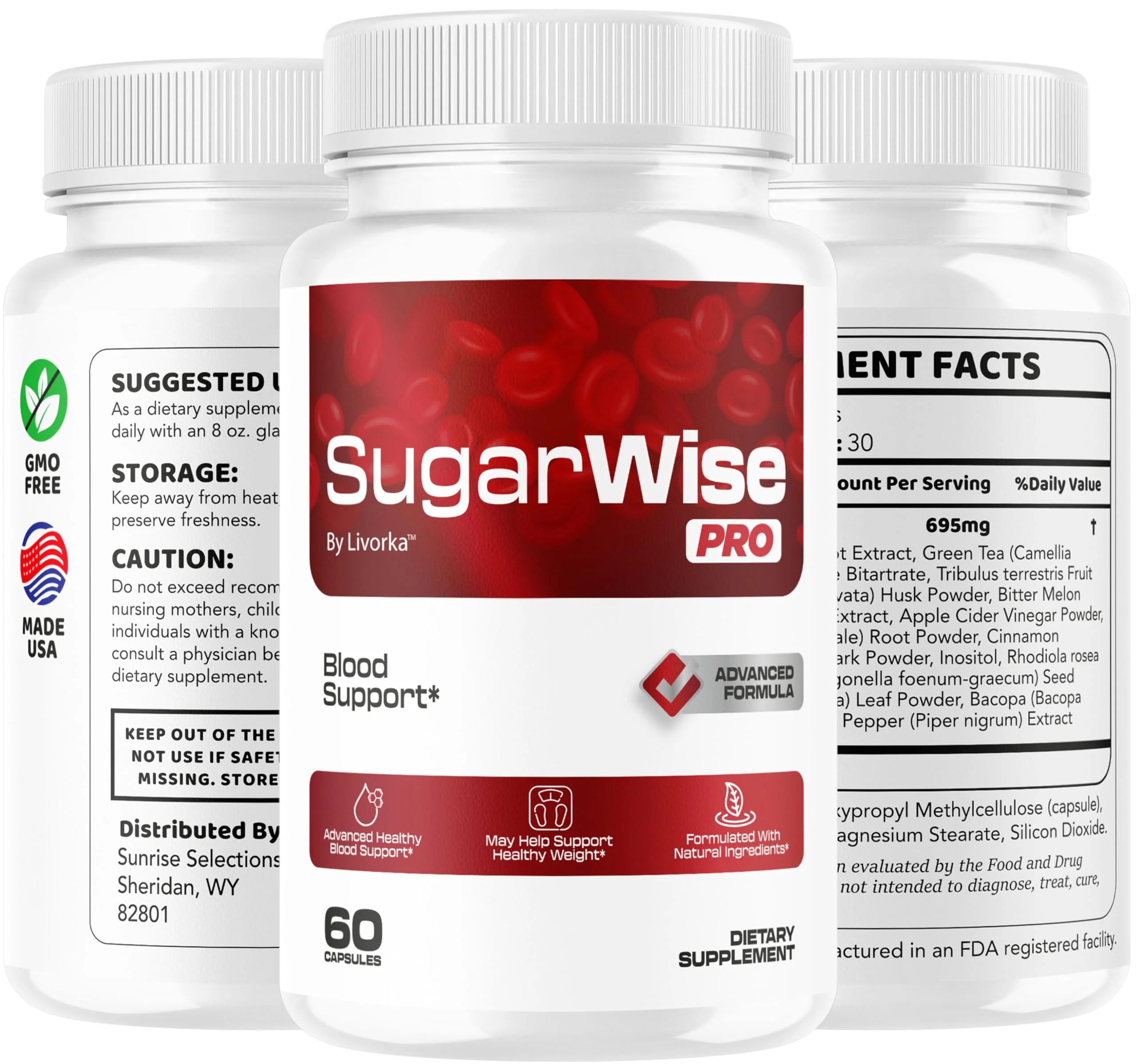 LIVORKA SugarWise Pro Capsules - 2 Pack | All-Natural Multivitamin Support - Image 9