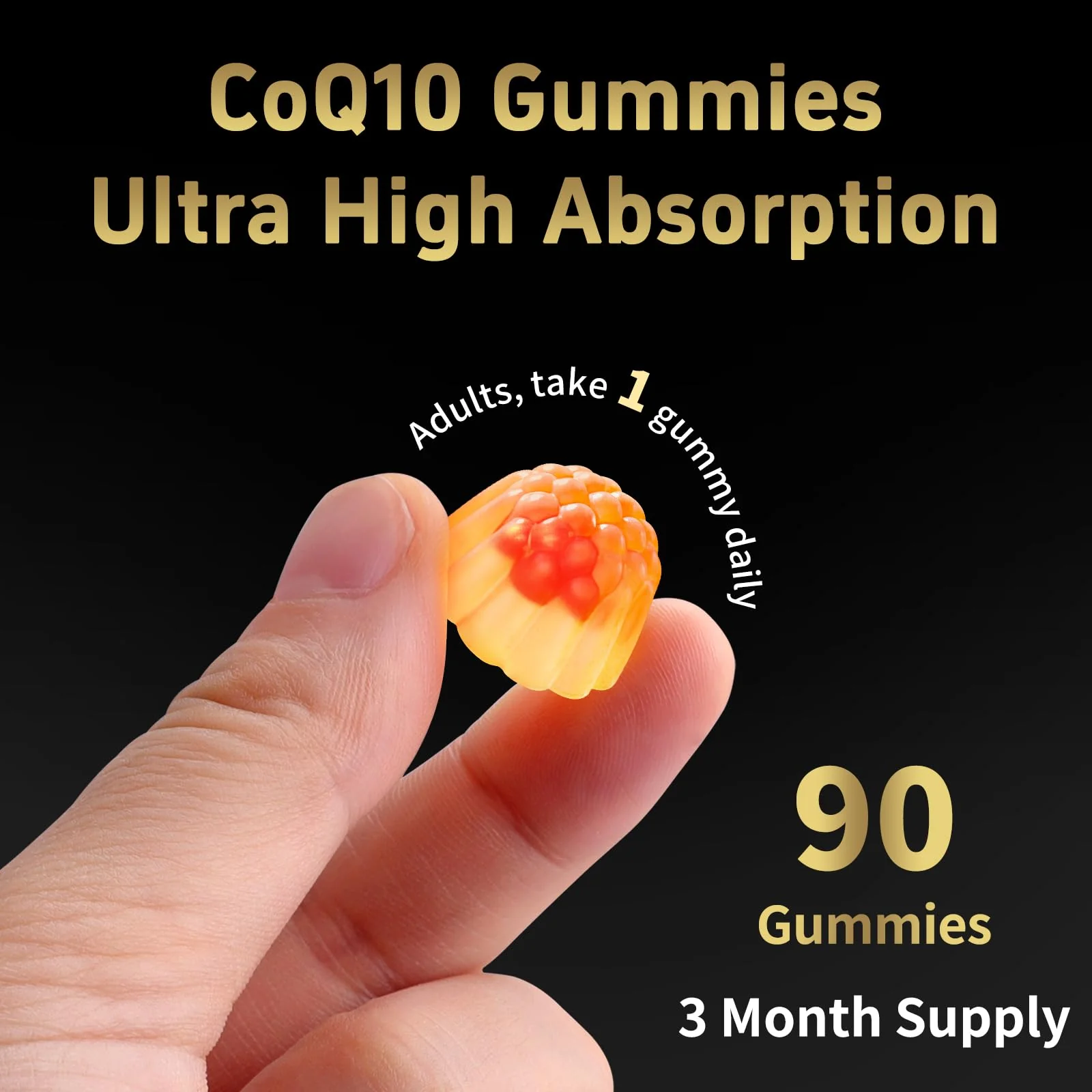 LKINT CoQ10 Gummies 600mg — Sugar Free with Omega-3 & Vitamin E (Pack of 2, 180 Gummies) - Image 13