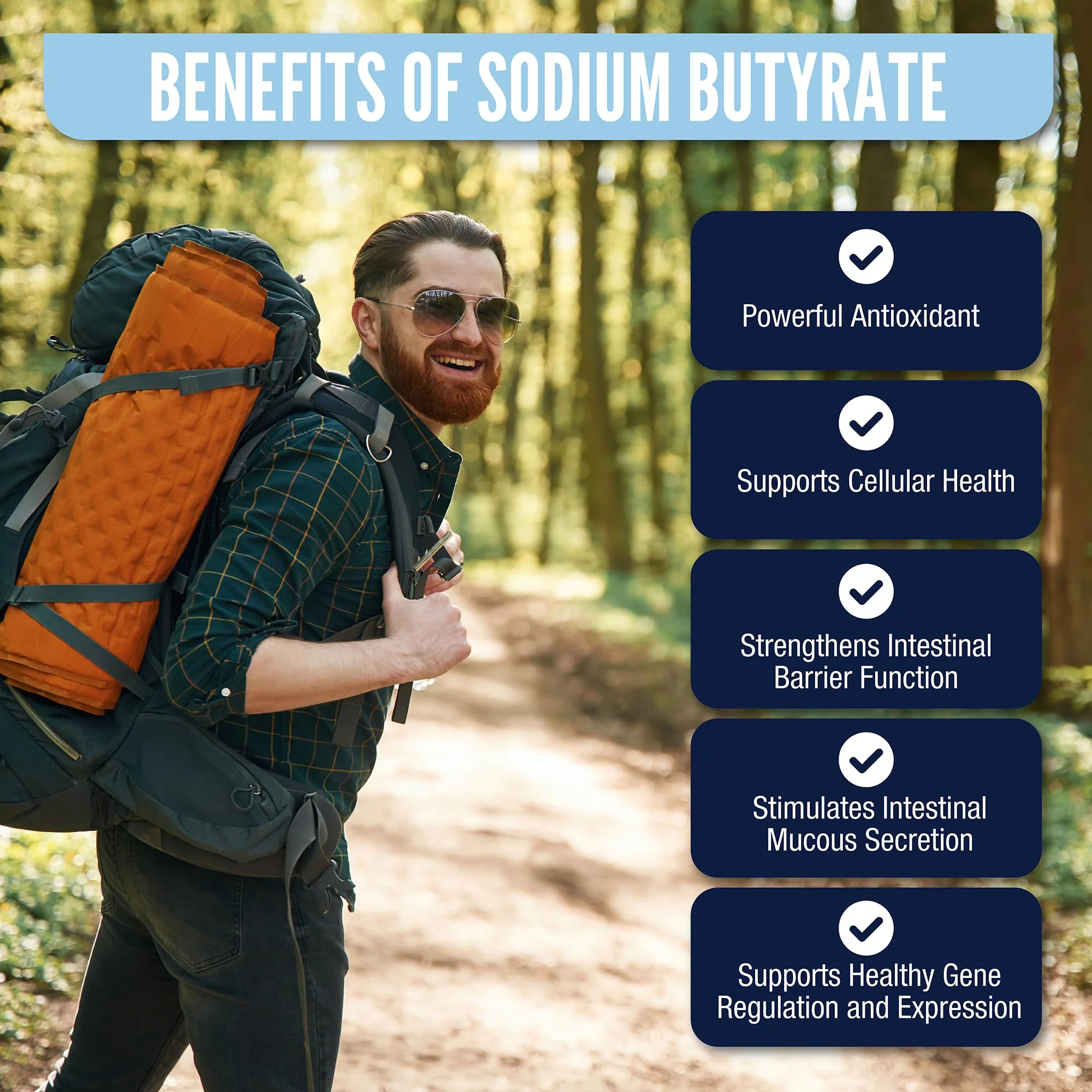 LongJuvity Sodium Butyrate 300mg – Postbiotic Gut Health & Leaky Gut Support - Image 5