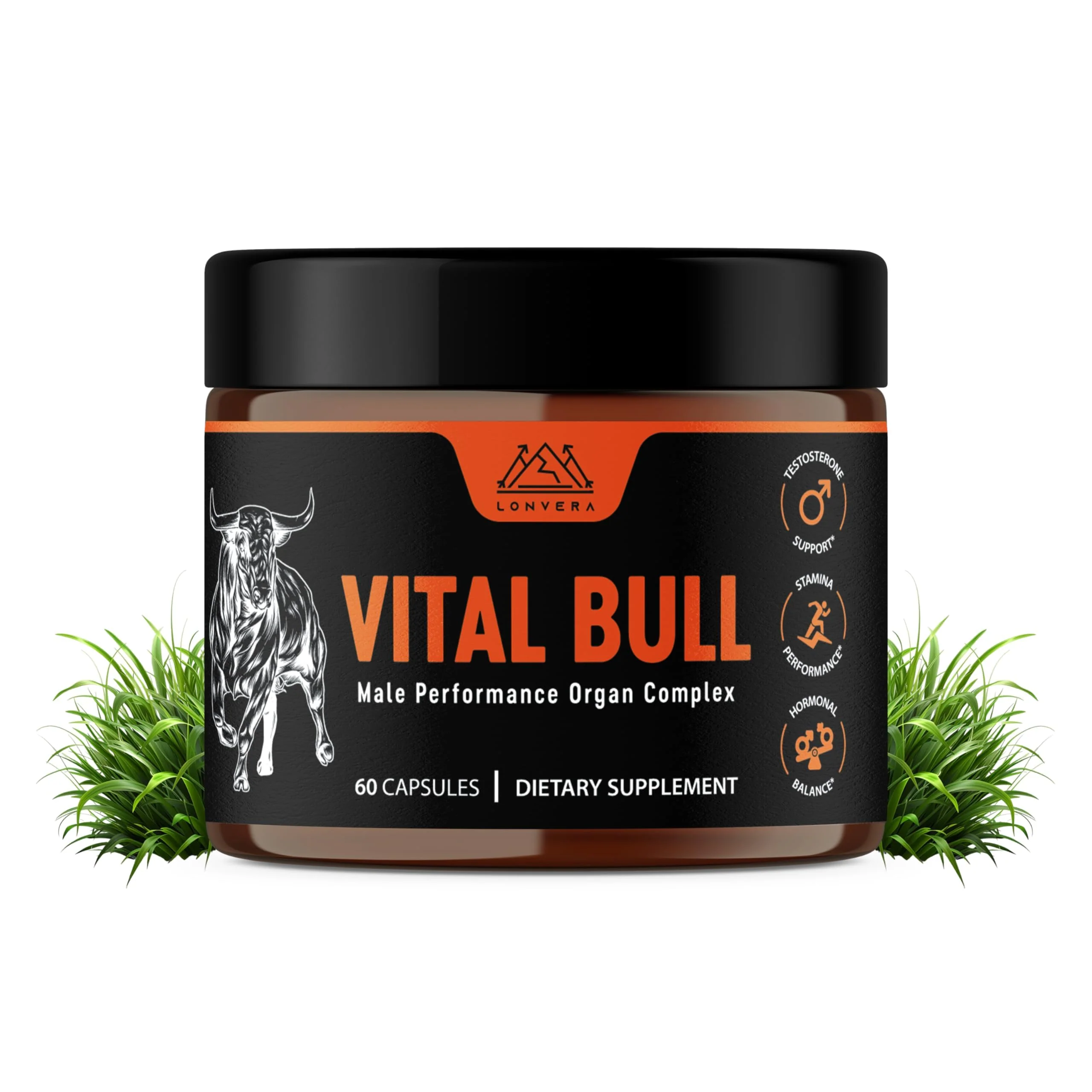 Lonvera Vital Bull Beef Organ Supplement for Men – Grass-Fed Liver, Testicle, Prostate & Bone Marrow | 30 Day Supply - Image 9