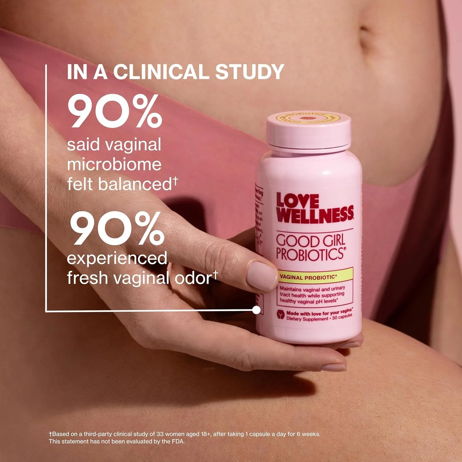 Love Wellness Good Girl Probiotics — 9-Strain Vaginal Health Probiotic for pH Balance, UTIs, Yeast, and Immune Support | Gluten-Free - Image 11