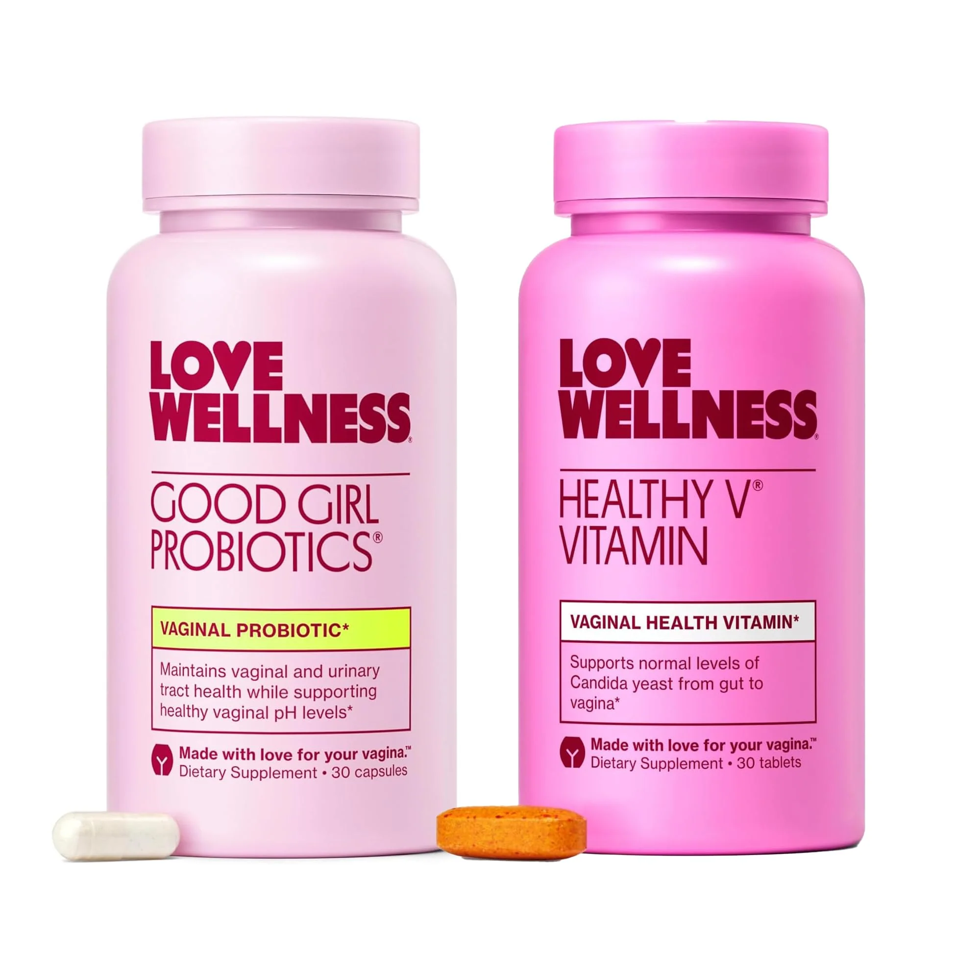 Love Wellness Good Girl Probiotics & Healthy V Vitamin | Women's Wellness Duo - Image 7