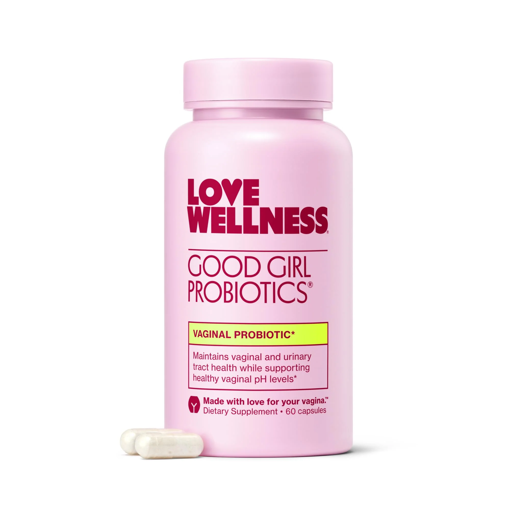 Love Wellness Good Girl Probiotics – Vaginal Health & pH Balance