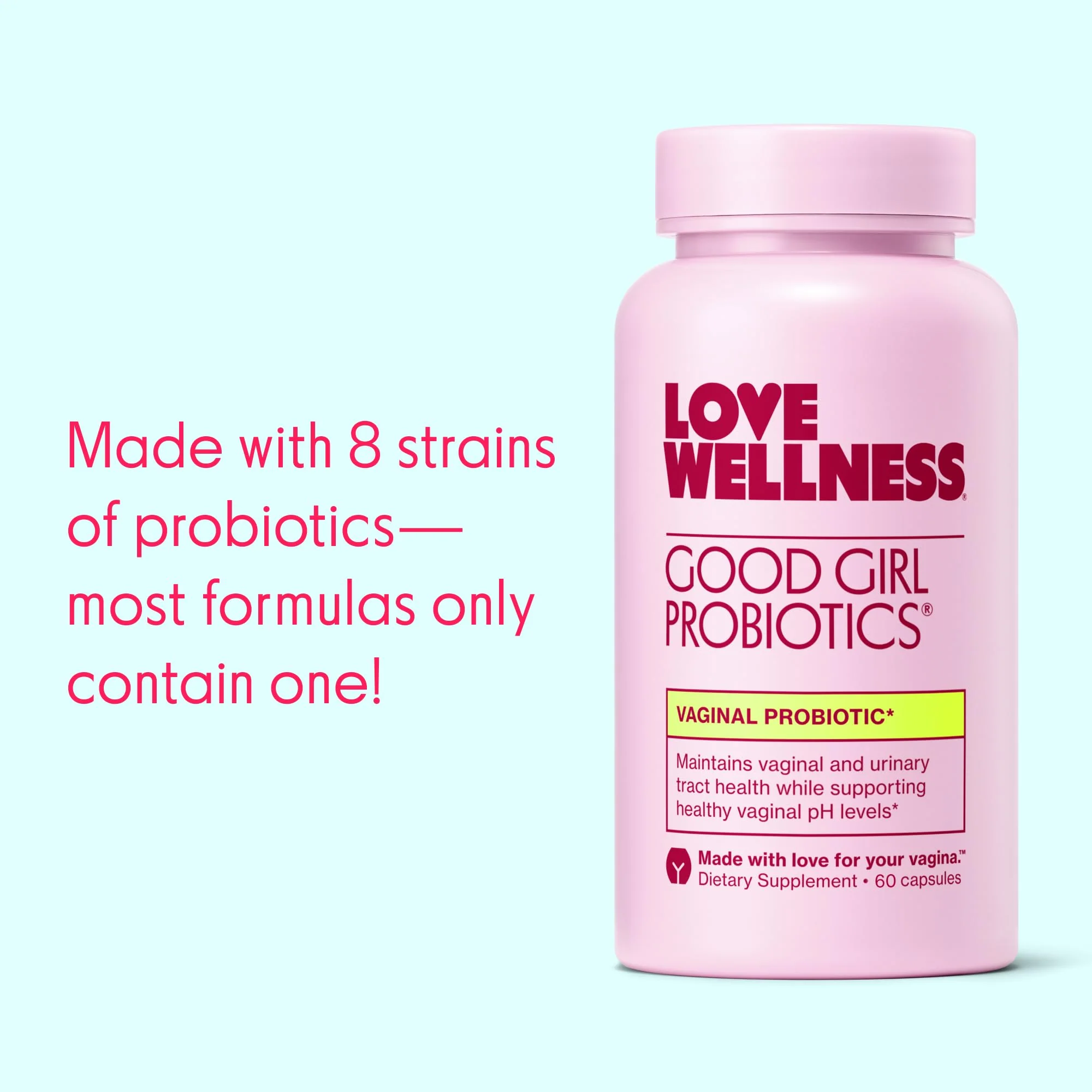 Love Wellness Good Girl Probiotics – Vaginal Health & pH Balance - Image 5