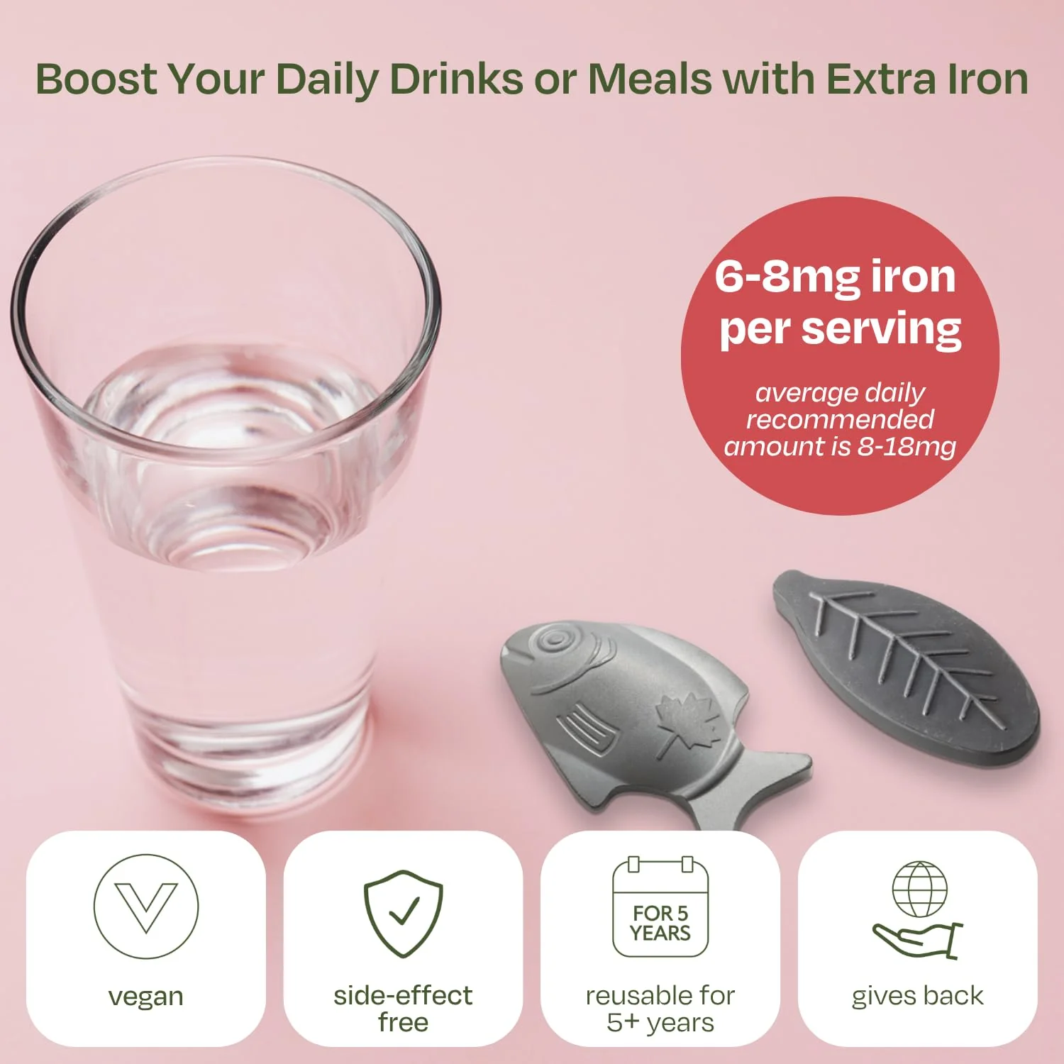 Lucky Iron Fish – The Original Daily Iron Fortification Tool (5-year supply included) - Image 8