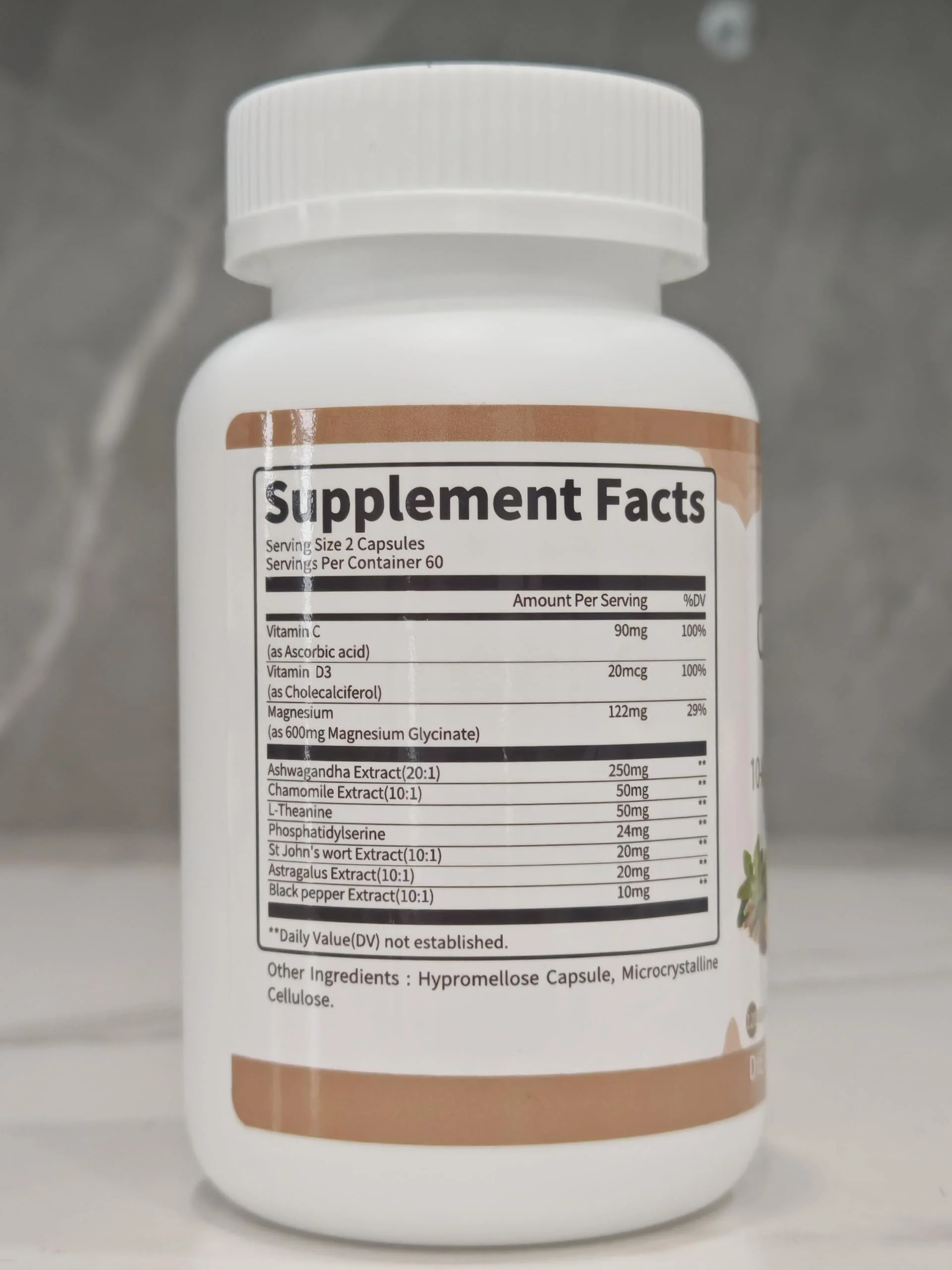 Lukaree 10-in-1 Cortisol Supplements – KSM-66 Ashwagandha + L-Theanine, 120 Caps (2 Pack) - Image 7