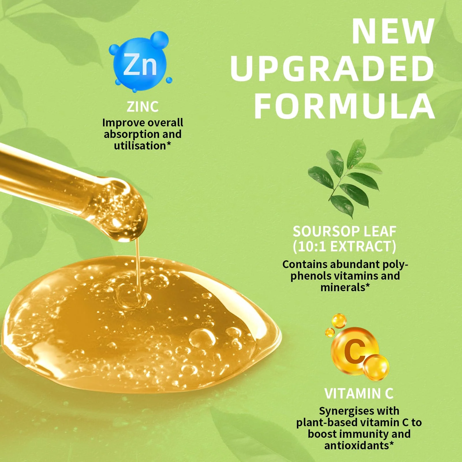 Lukaree Pure Soursop Leaf Extract Drops — 10X Concentrated Graviola, Alcohol-Free, Vegan & Non-GMO (4 fl oz) - Image 9