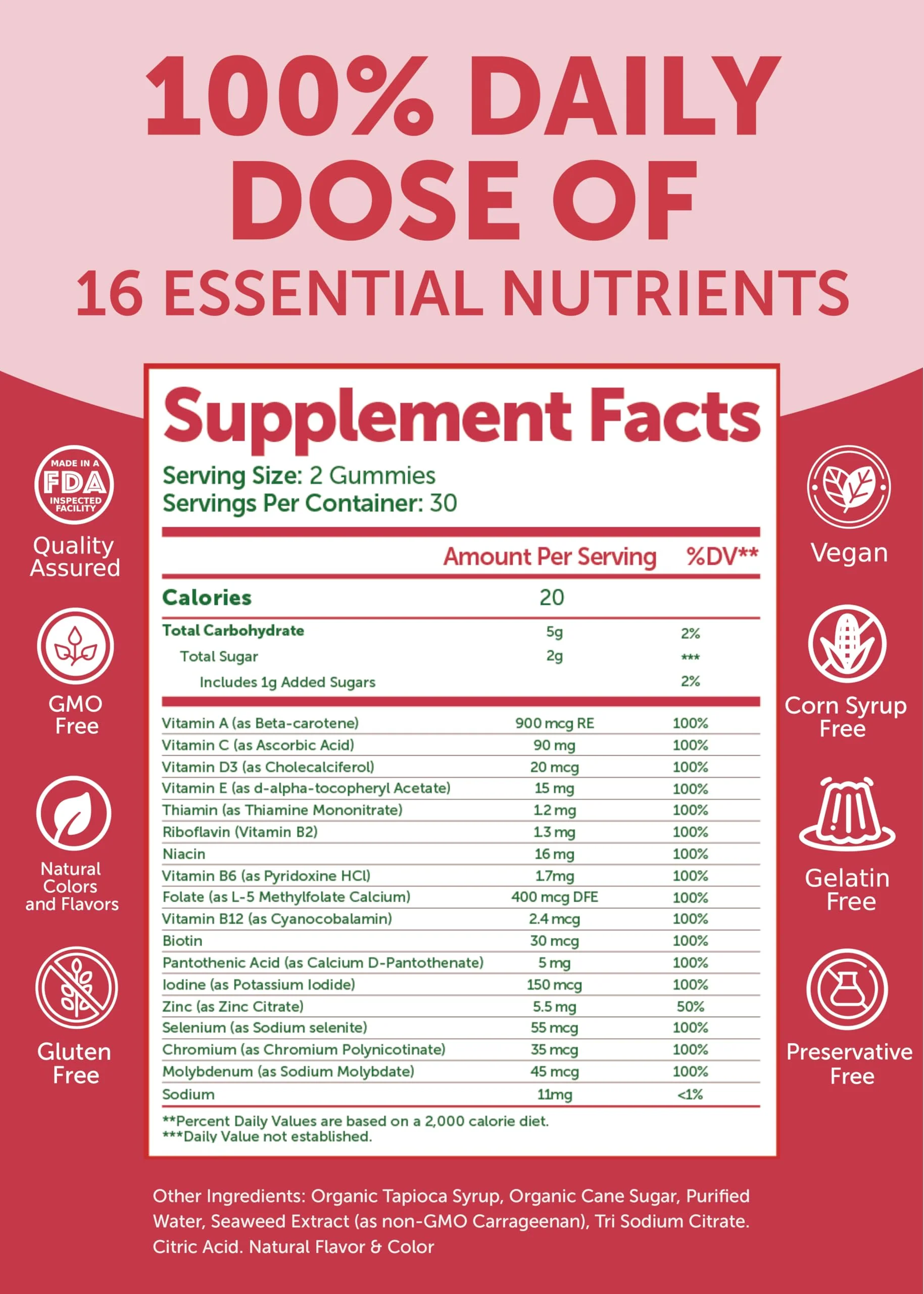Lunakai Vitamin B12 & Women's Multivitamin Gummies Bundle - 3000mcg Methylcobalamin, 16 Essential Vitamins, 30 Days - Image 6